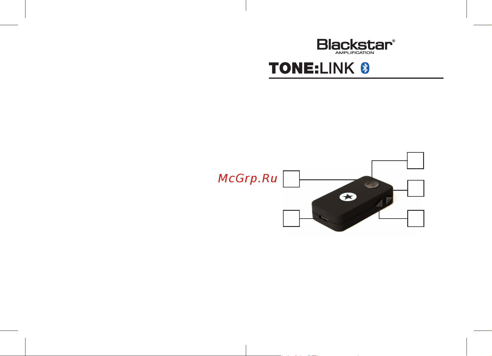 BLACKSTAR ToneLink Руководство по эксплуатации онлайн