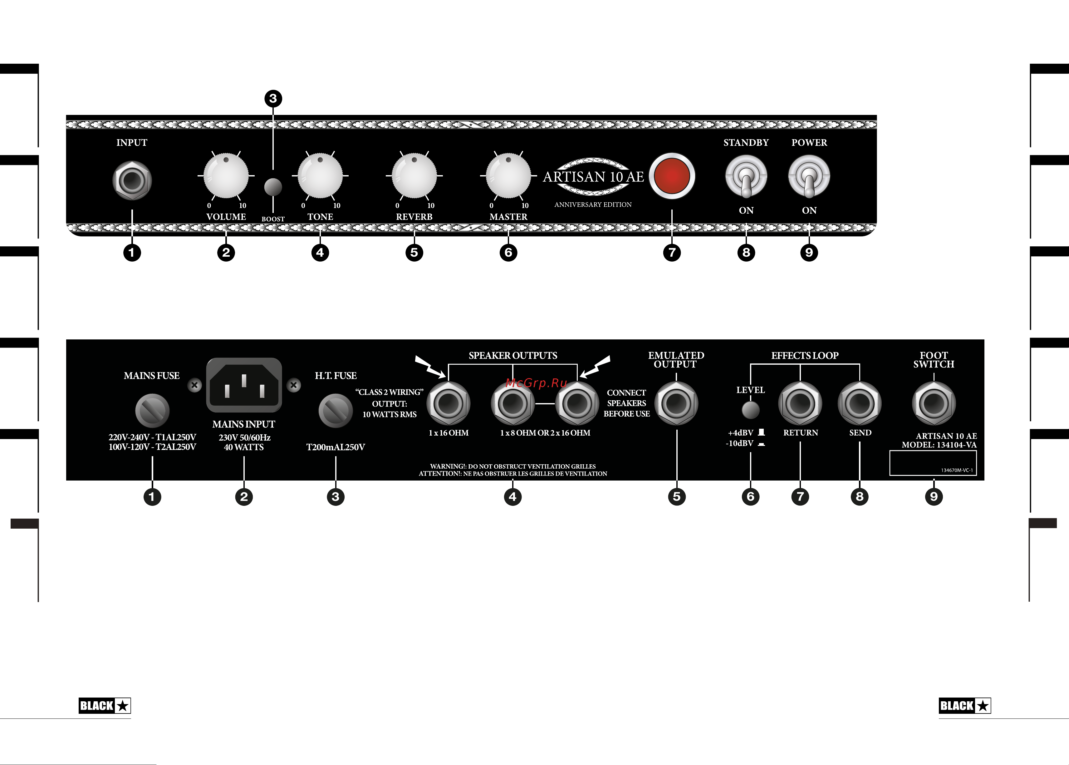 BLACKSTAR Artisan 10 AE [27/28] 中文