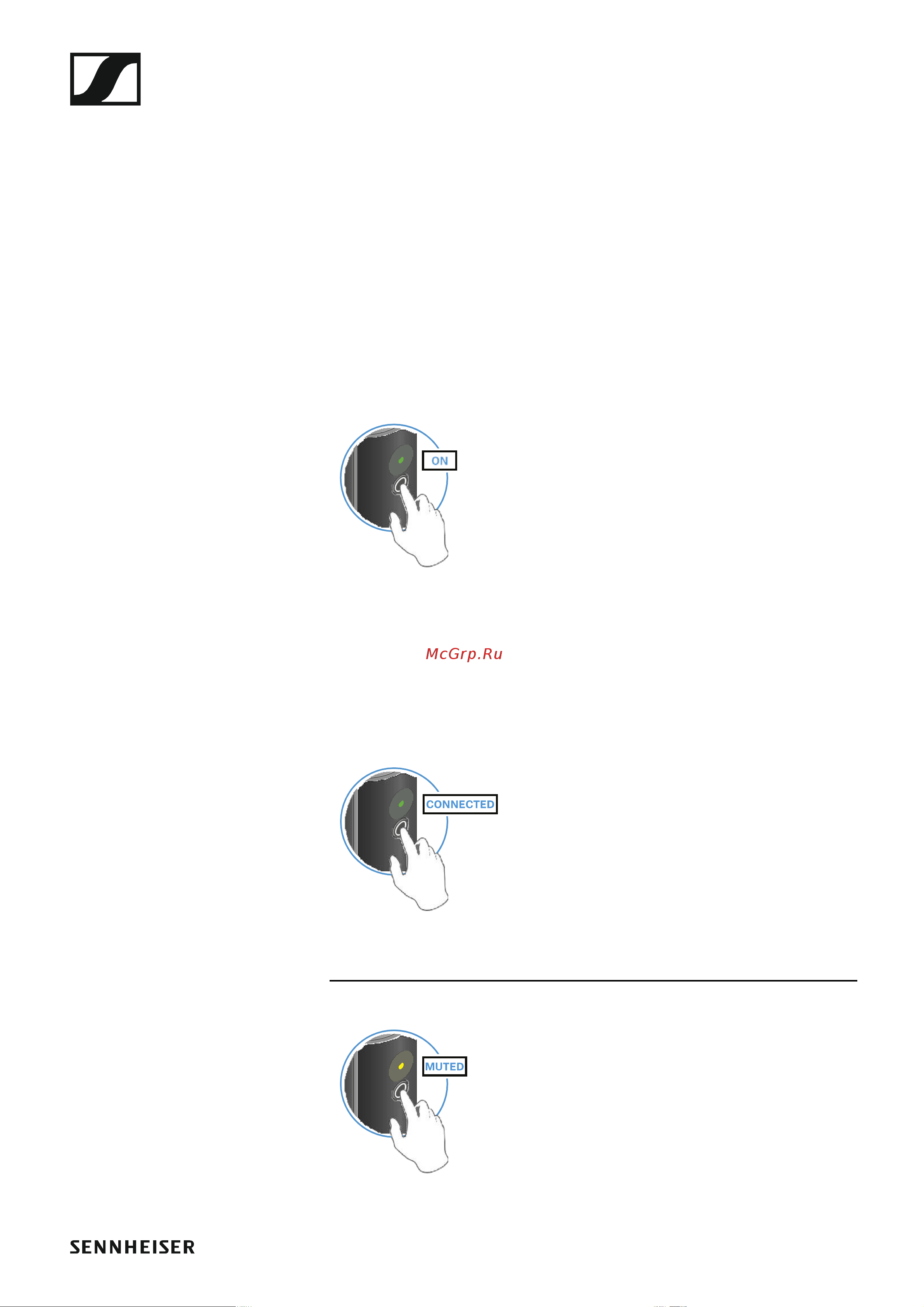 Sennheiser XSW-D Portable Base Set [26/78] Использование