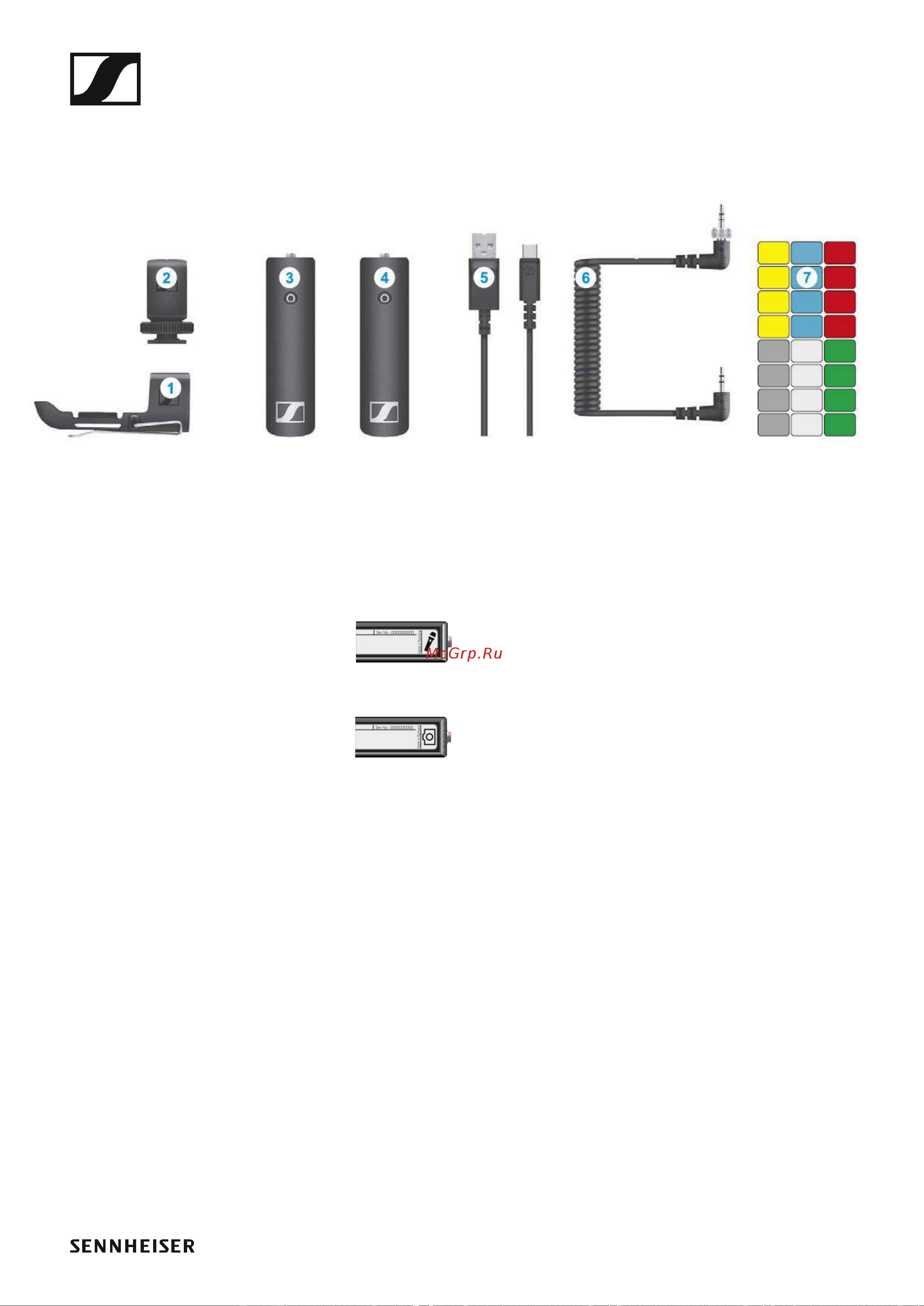 Sennheiser XSW-D Portable Base Set [69/78] Комплект поставки