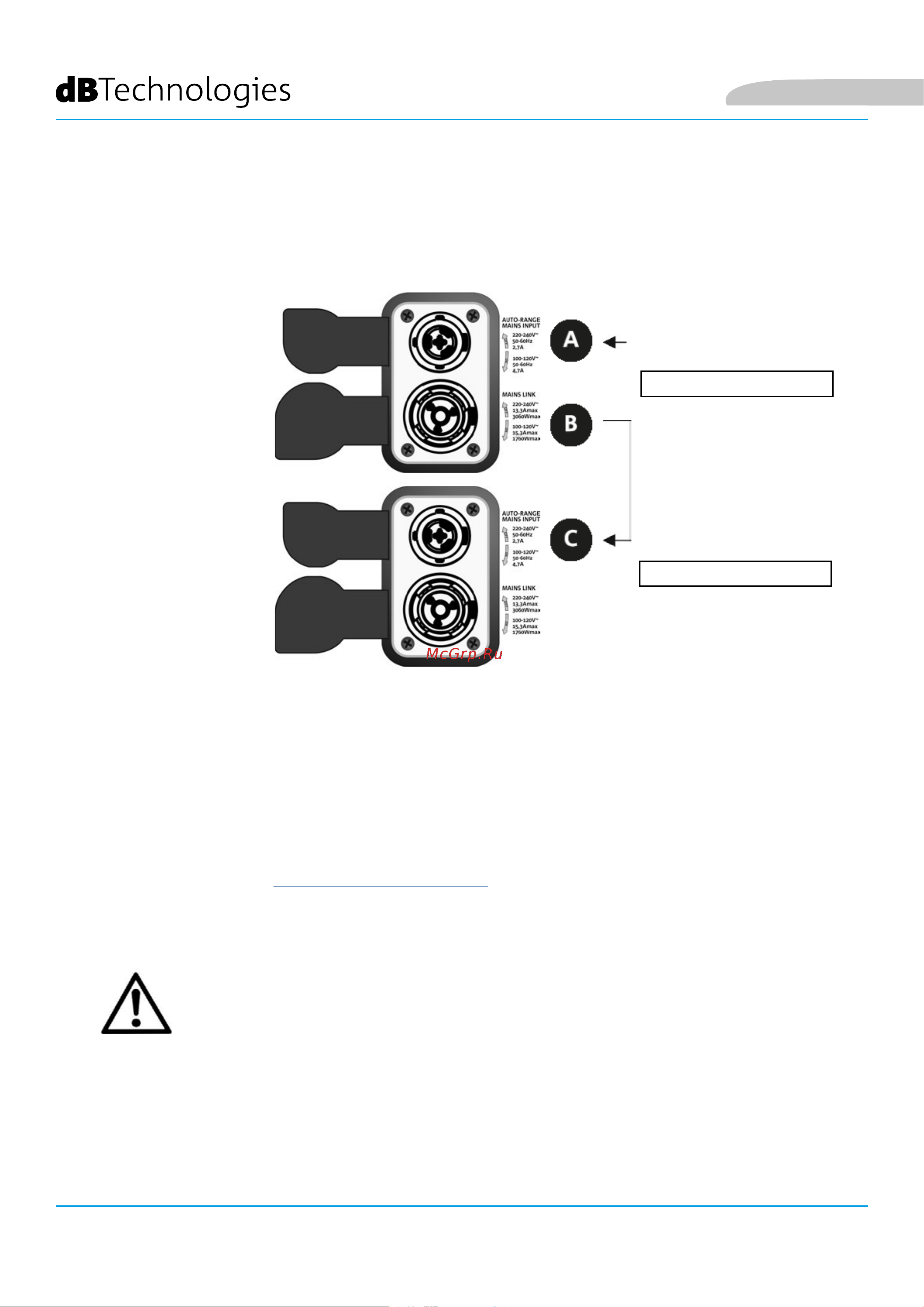DB TECHNOLOGIES VIO L208 [137/149] Conexiones