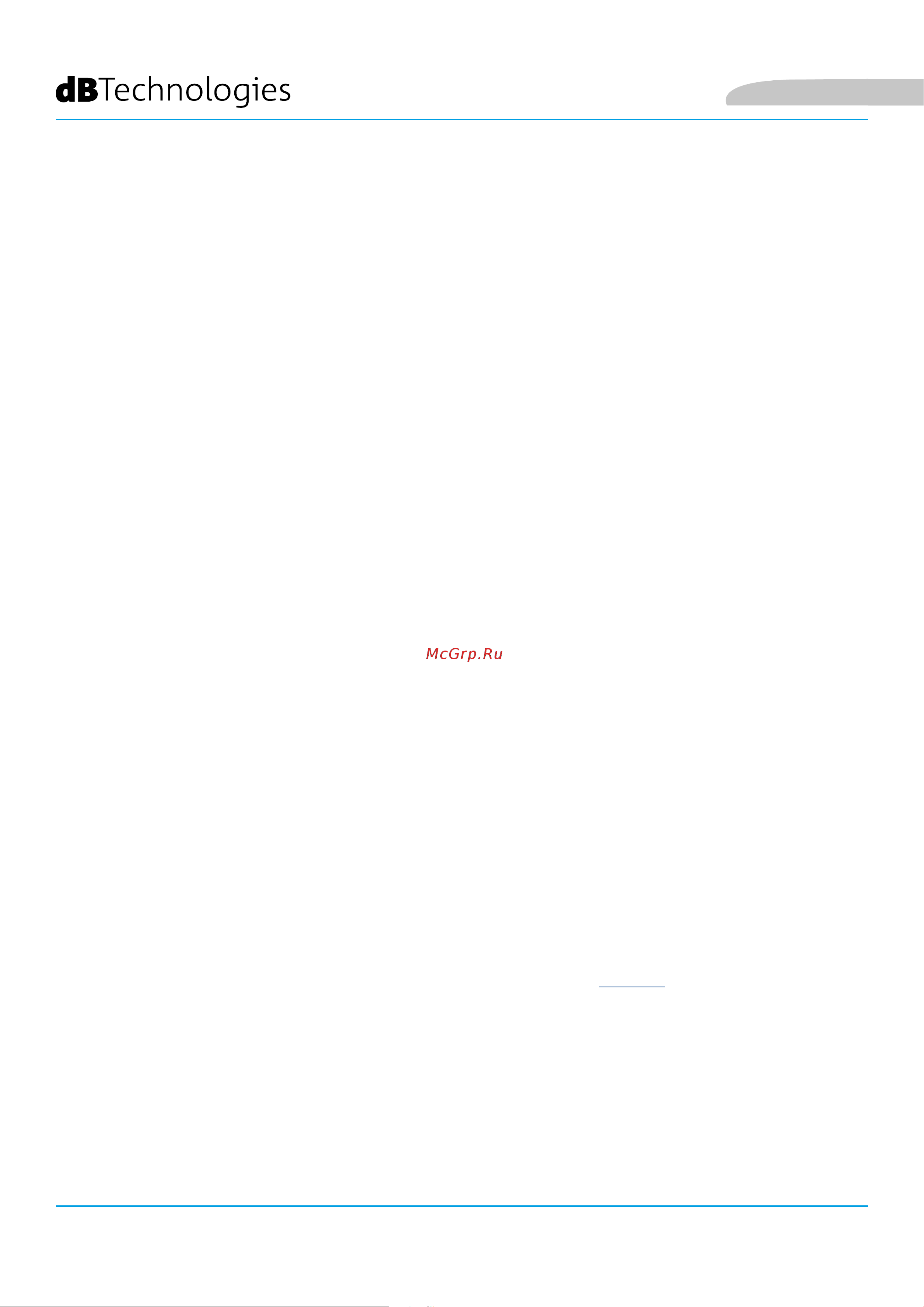 DB TECHNOLOGIES VIO L208 [35/149] General information