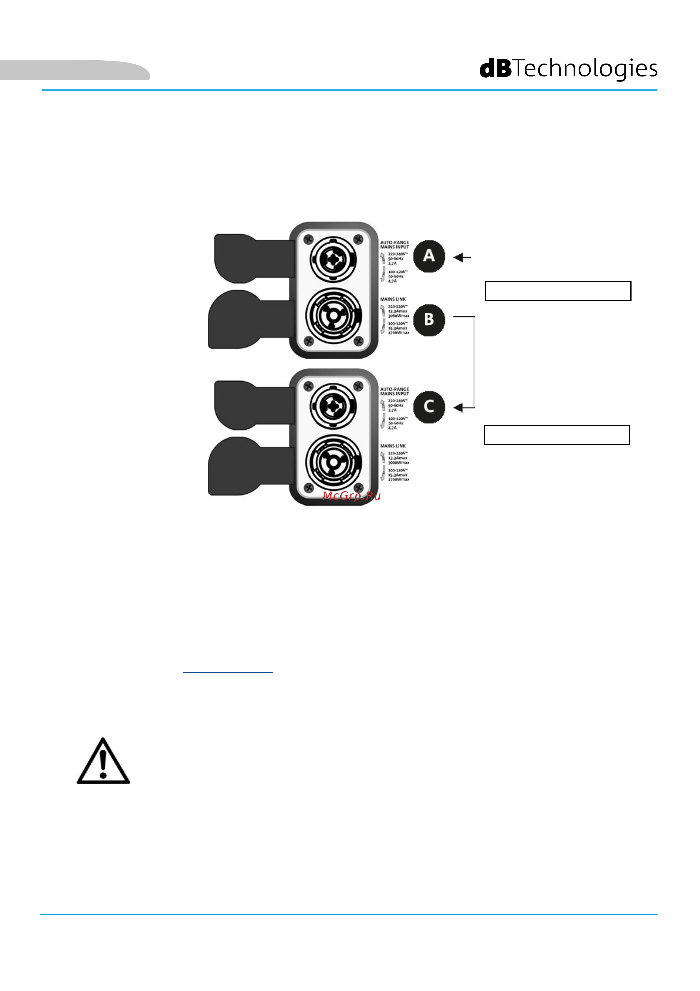 DB TECHNOLOGIES VIO L208 [50/149] Connections