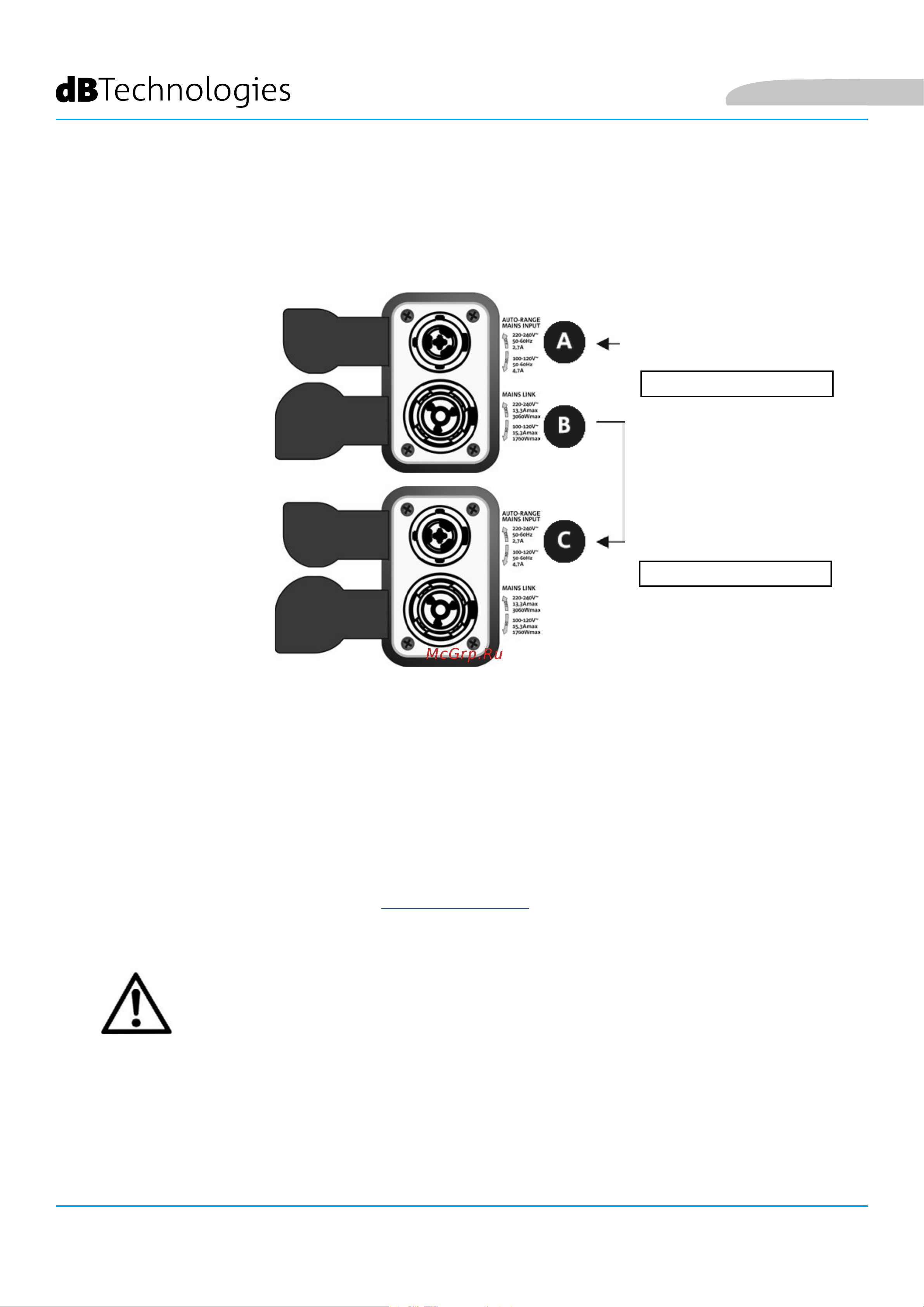 DB TECHNOLOGIES VIO L208 [79/149] Verbindungen