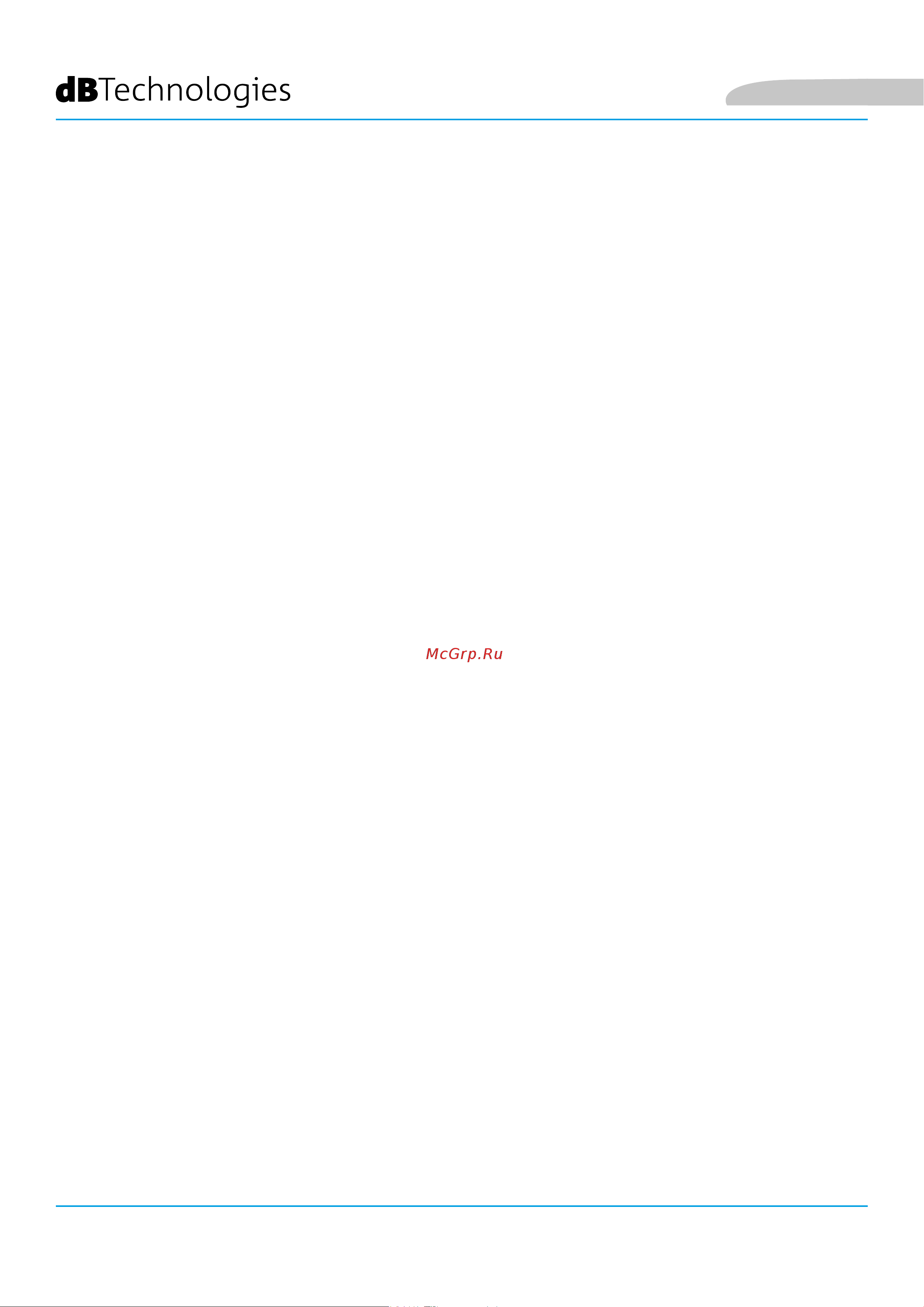 DB TECHNOLOGIES VIO L208 [87/149] Problemabhilfe