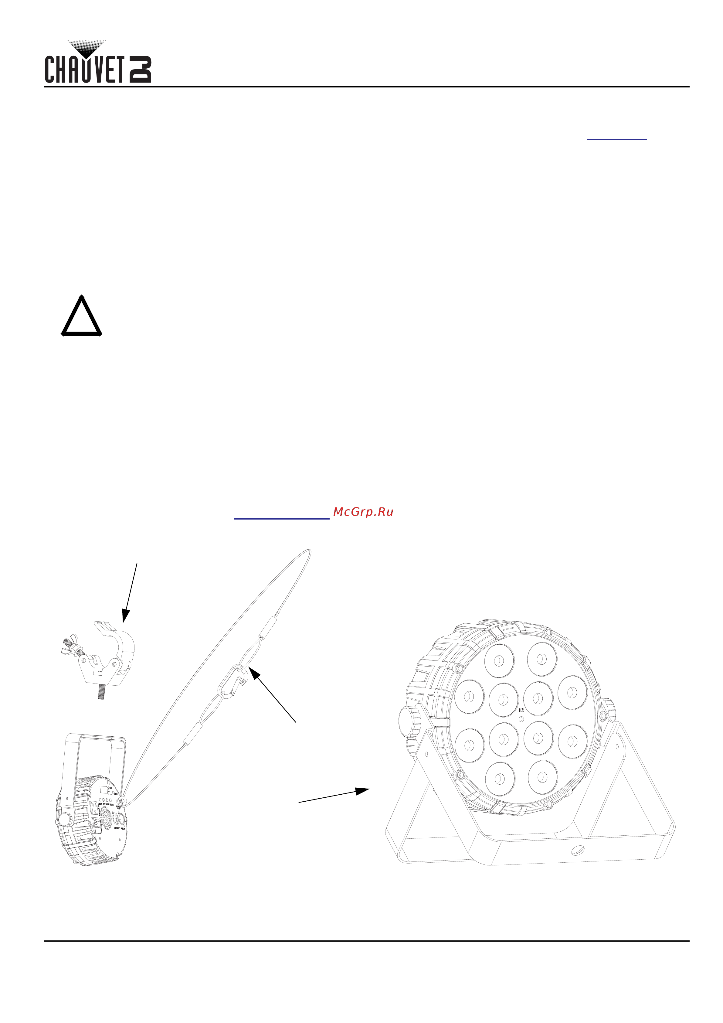 CHAUVET SlimPar T12 BT [20/28] Alimentazione ca