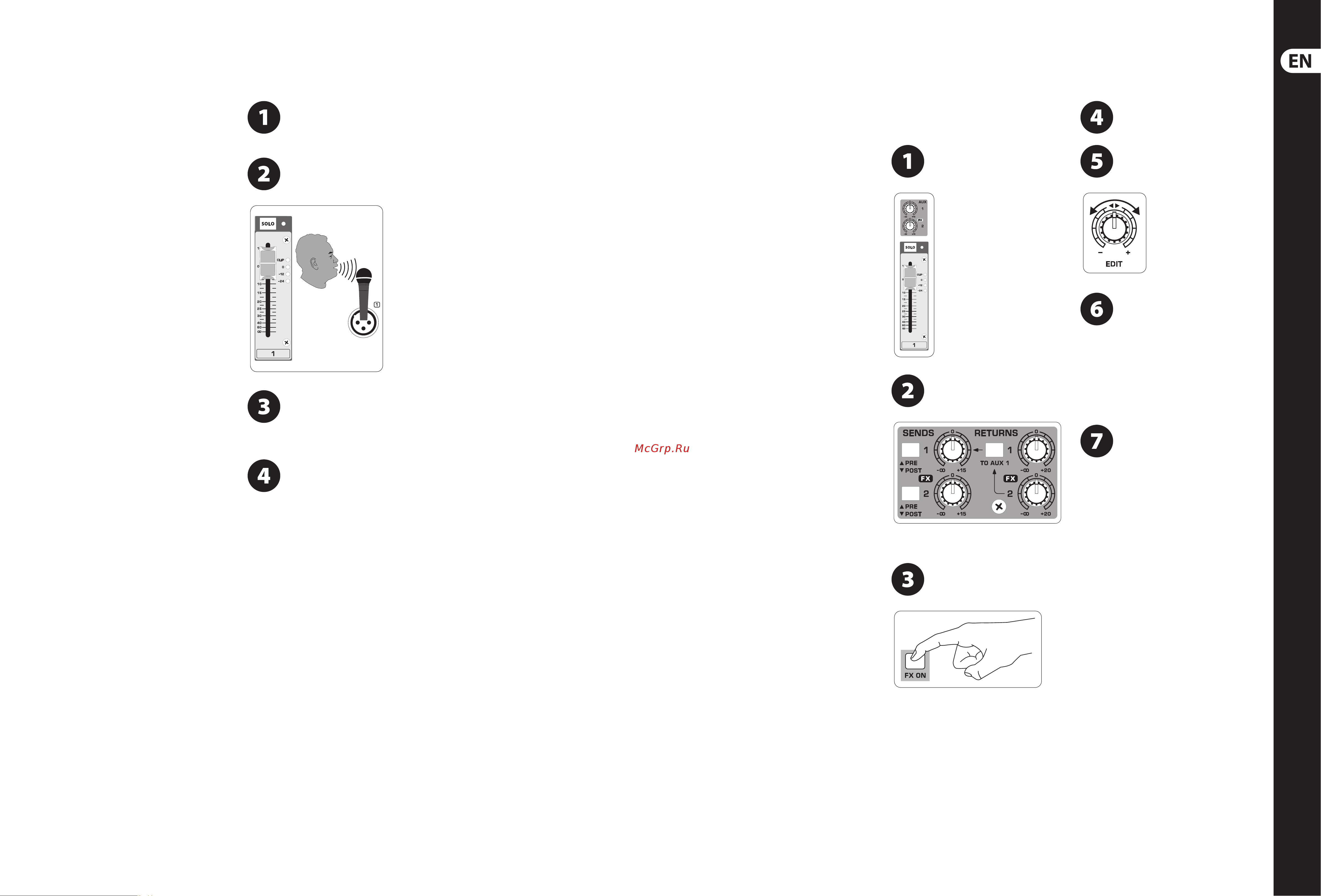 Behringer UFX1204 [14/37] Gain setting multi fx processor