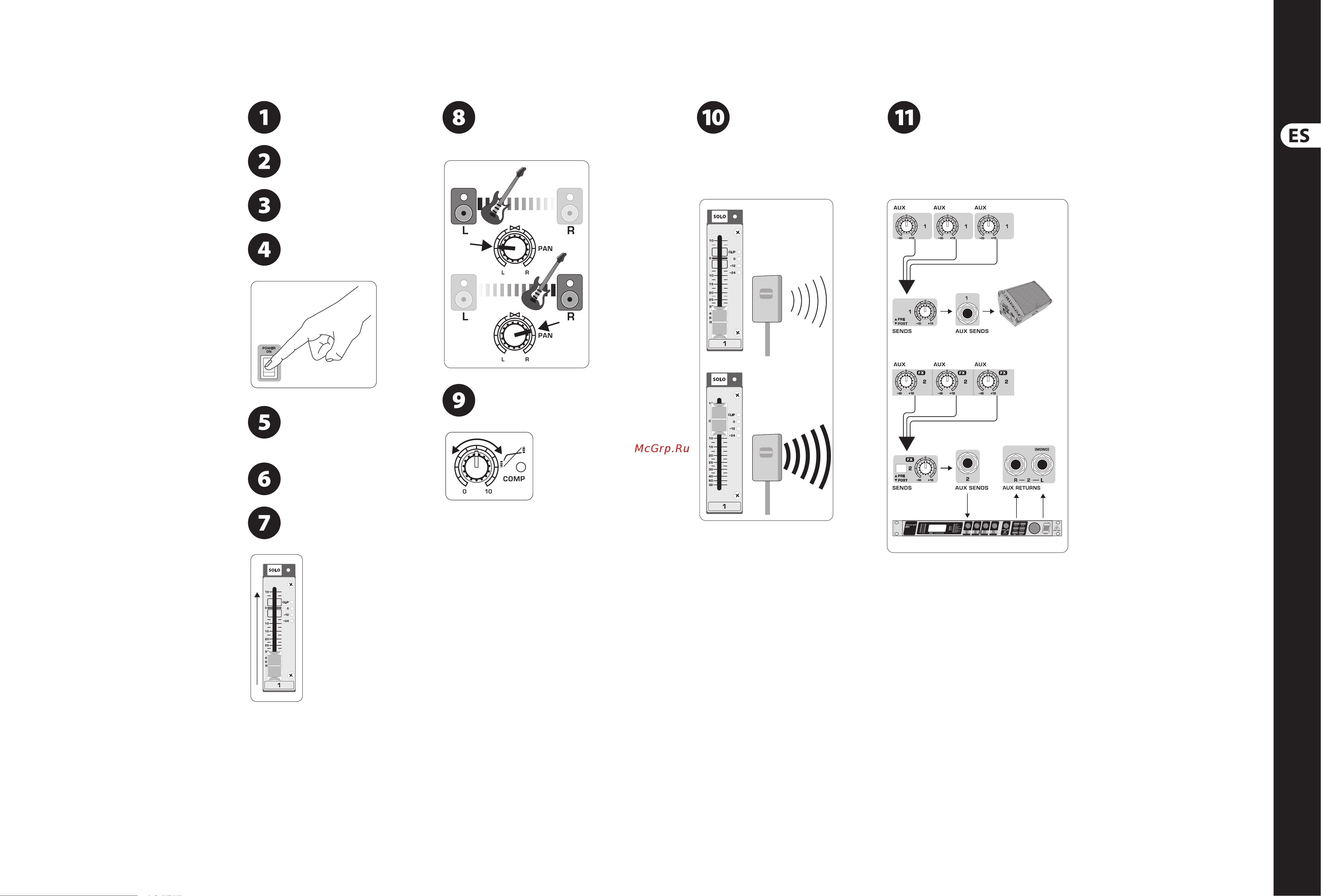Behringer UFX1204 [17/37] Puesta en marcha