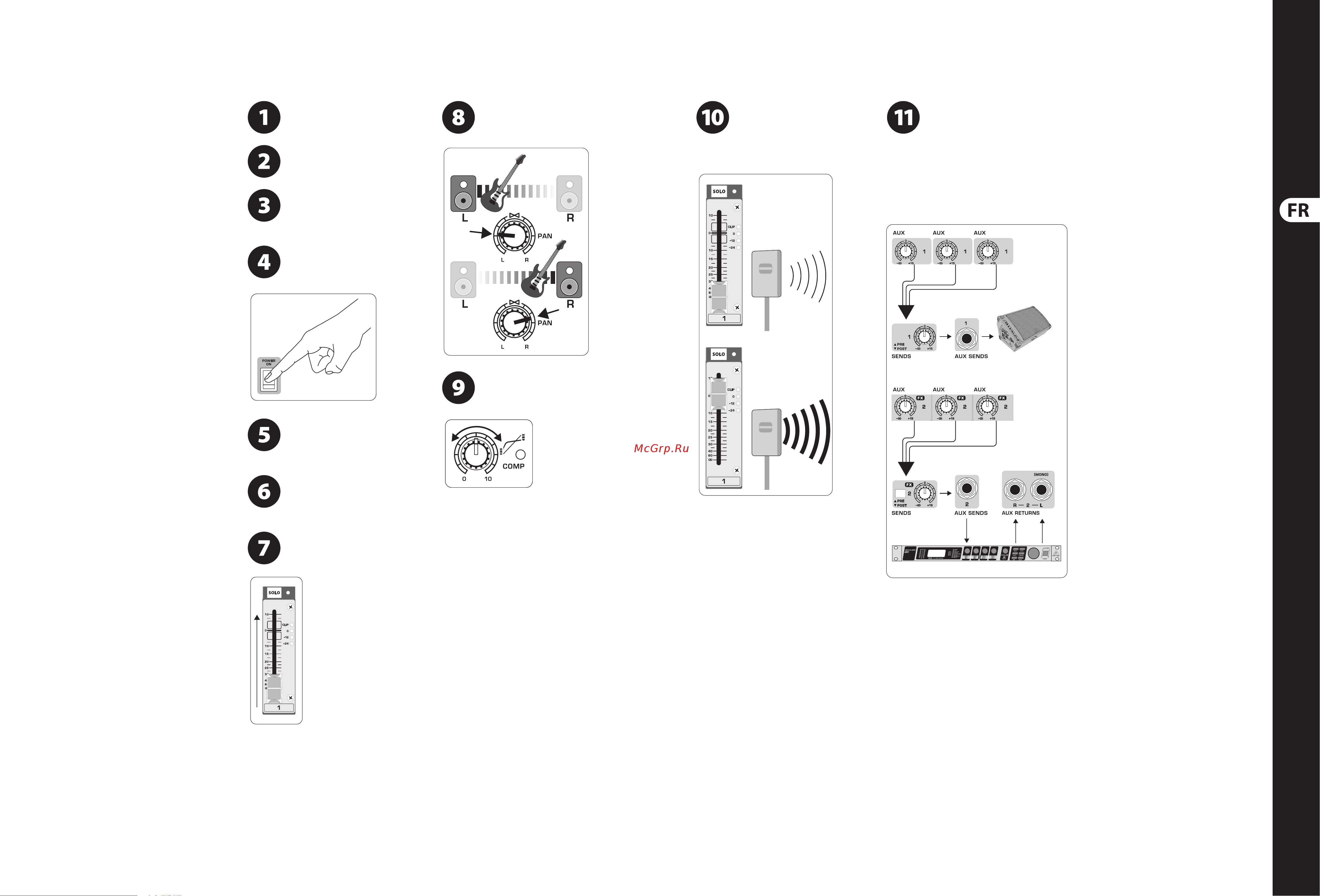 Behringer UFX1204 [21/37] Mise en oeuvre