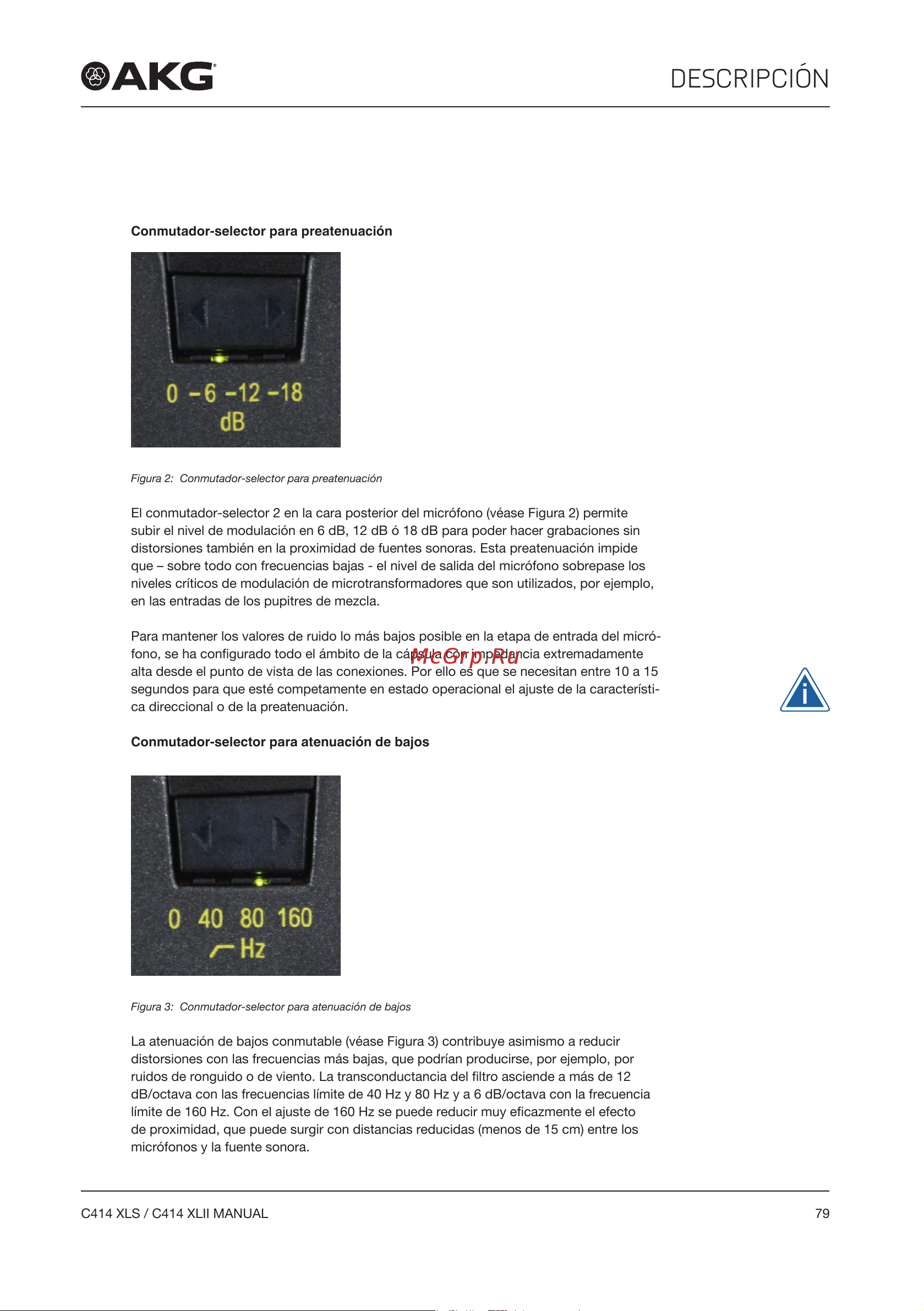 AKG C414XLII [79/96] Descripción