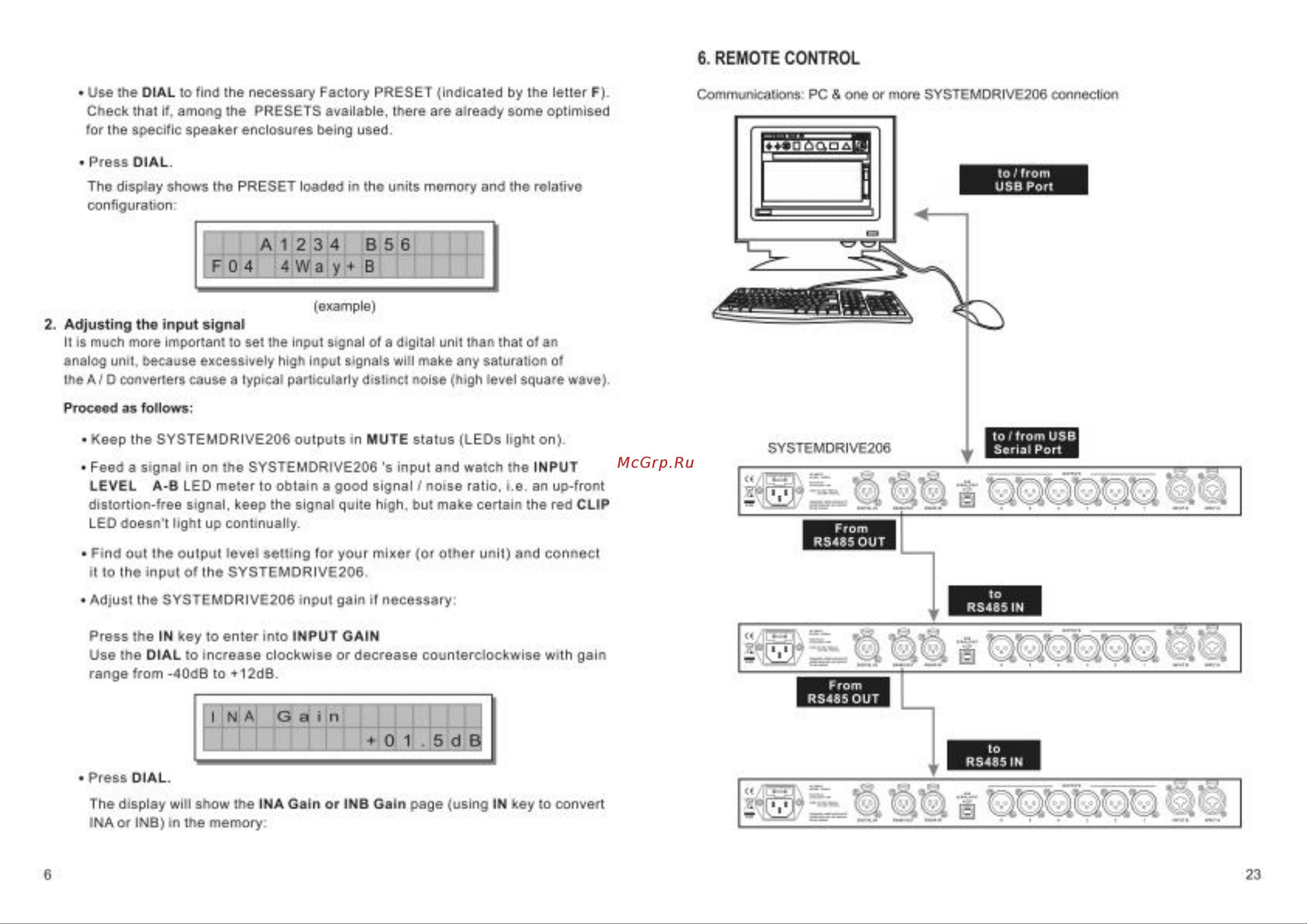 Invotone SYSTEMDRIVE206 Руководство по эксплуатации онлайн [8/16] 777930