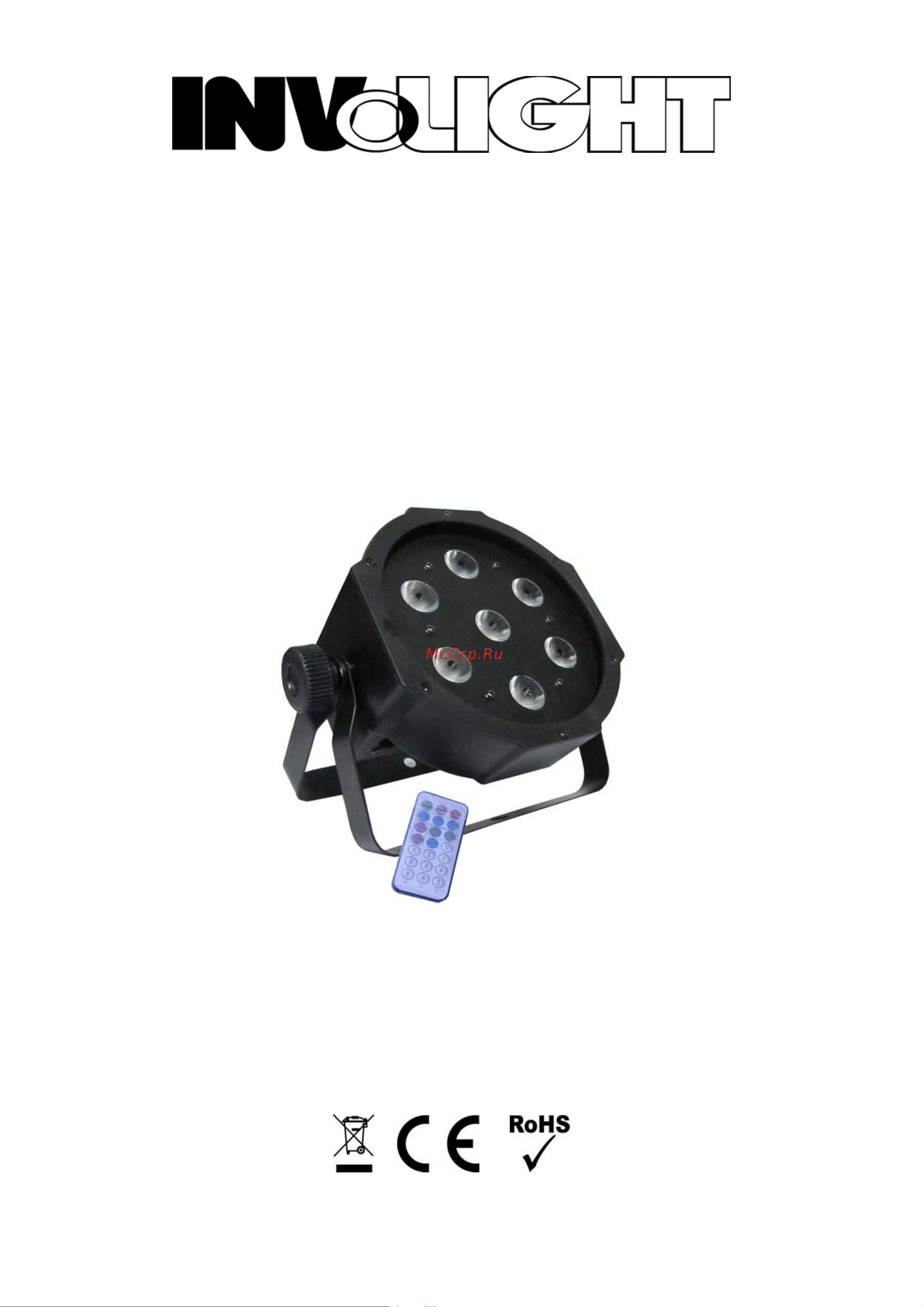 Involight SLIMPAR784 Руководство по эксплуатации онлайн