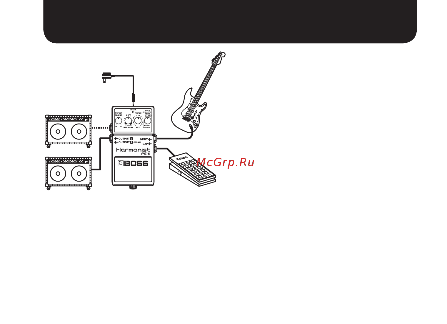 Boss PS-6 [5/16] Коммутация