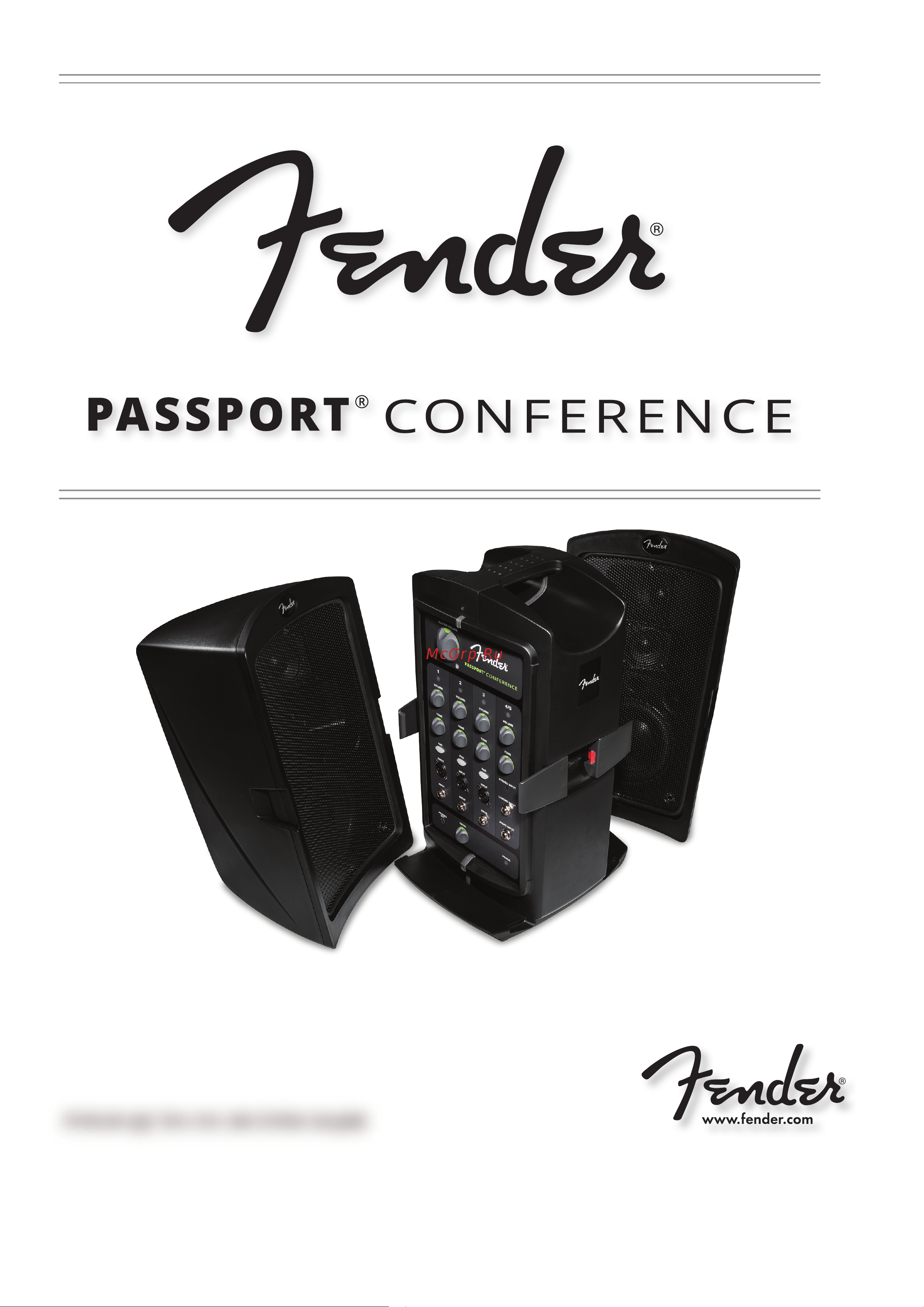 Fender PASSPORT CONFERENCE Руководство по эксплуатации онлайн