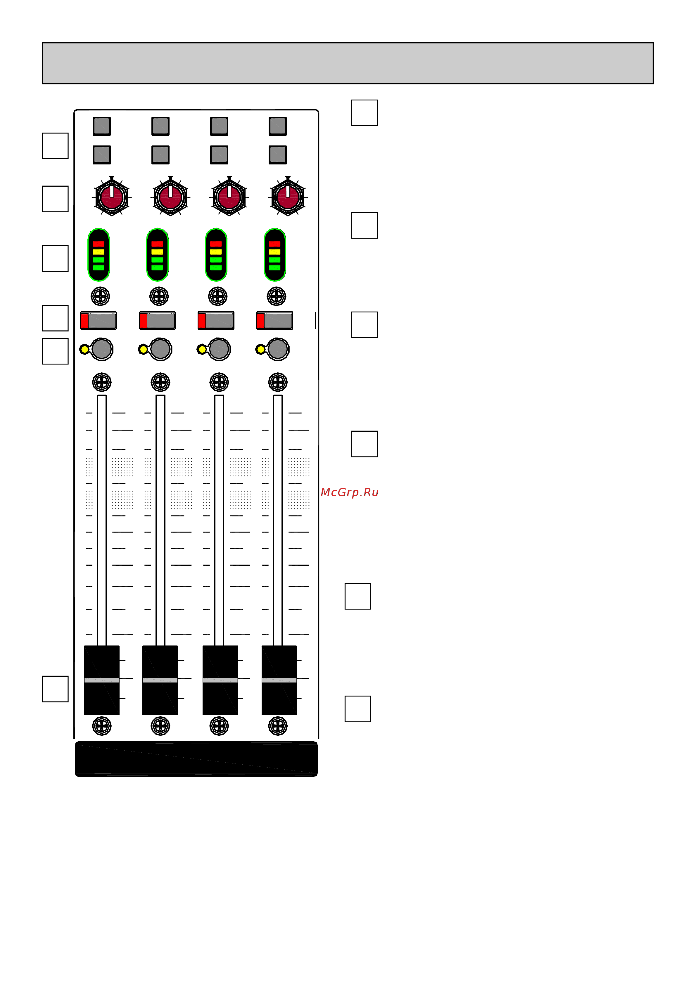ALLEN & HEATH ZED-428 [22/33] Регуляторы панорамы