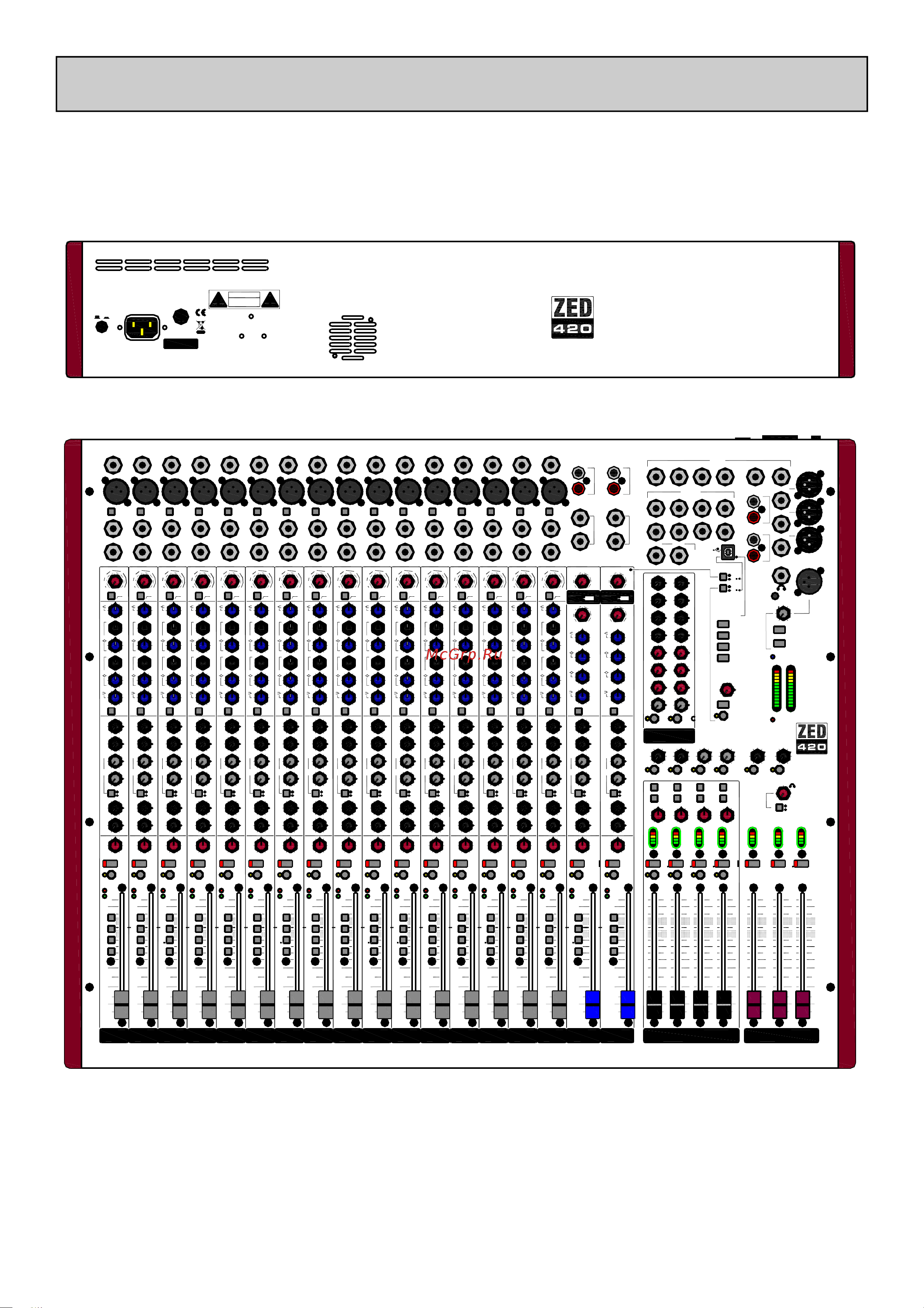 ALLEN & HEATH ZED-428 [7/33] Aux out