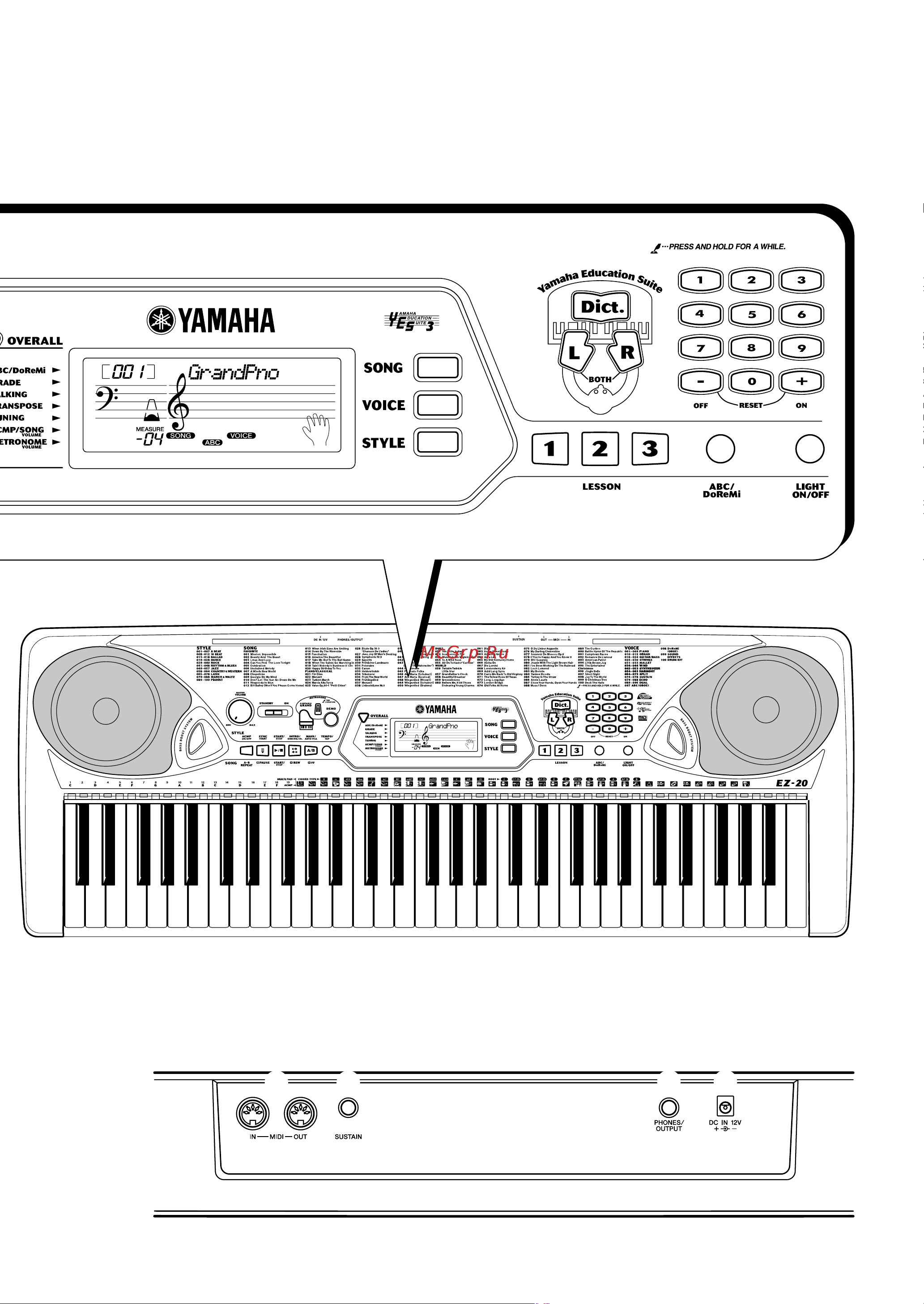 Yamaha EZ-20 Руководство по эксплуатации онлайн [11/74] 778034