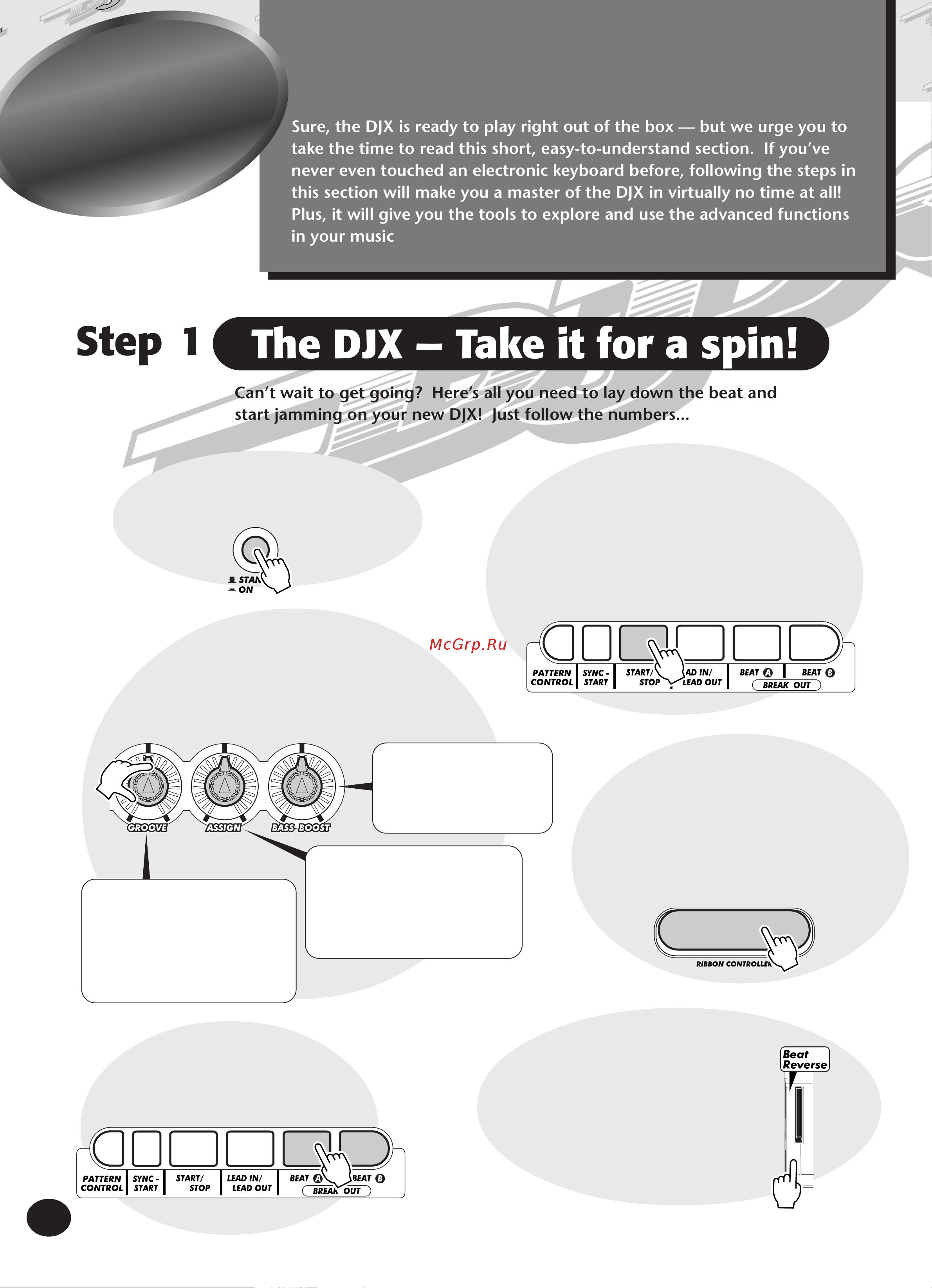 Yamaha DJX (PSR-D1) [10/120] Step 1 the djx take it for a spin