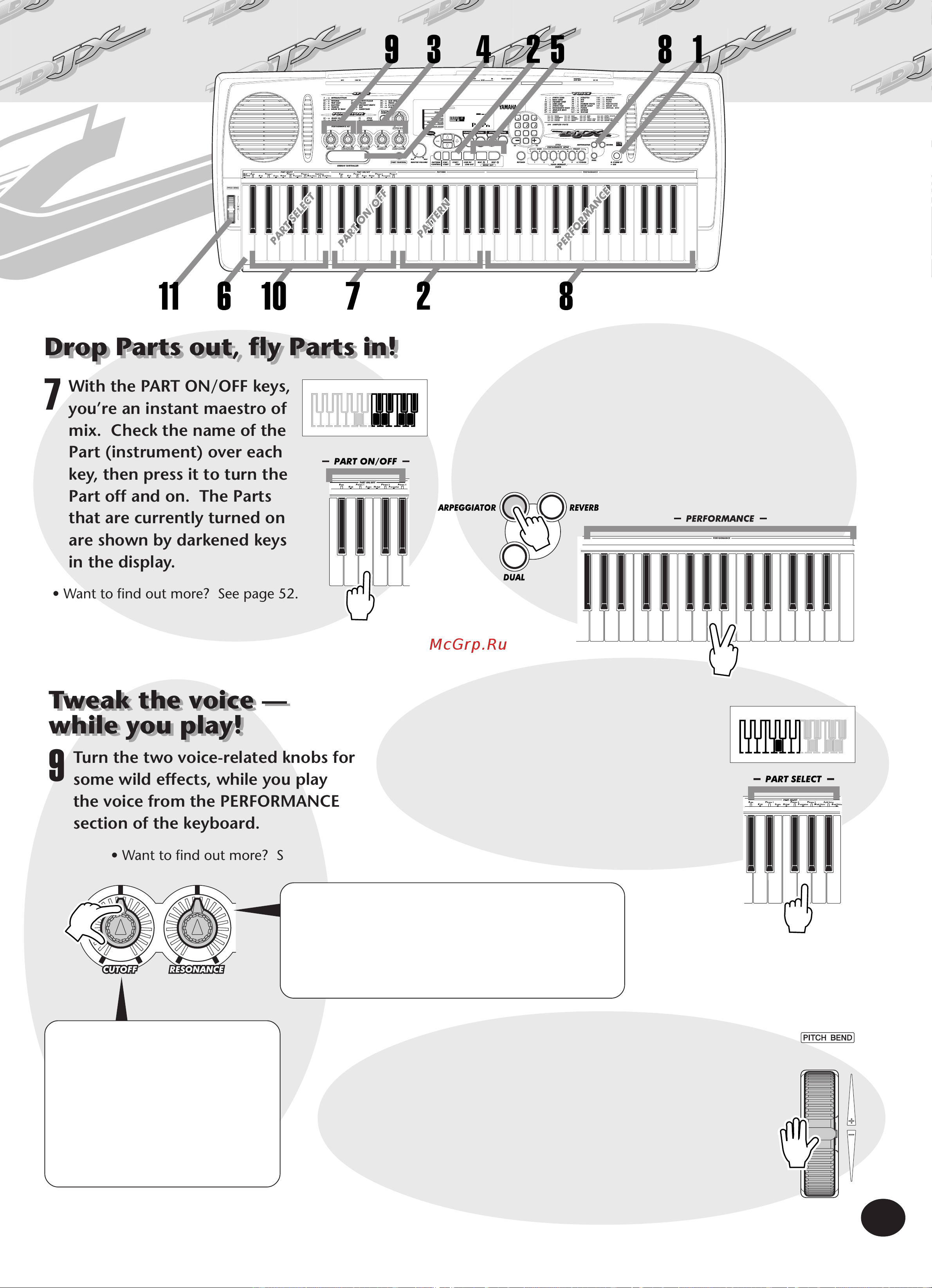 Yamaha DJX (PSR-D1) [11/120] Arpeggiator magic arpeggiator magic