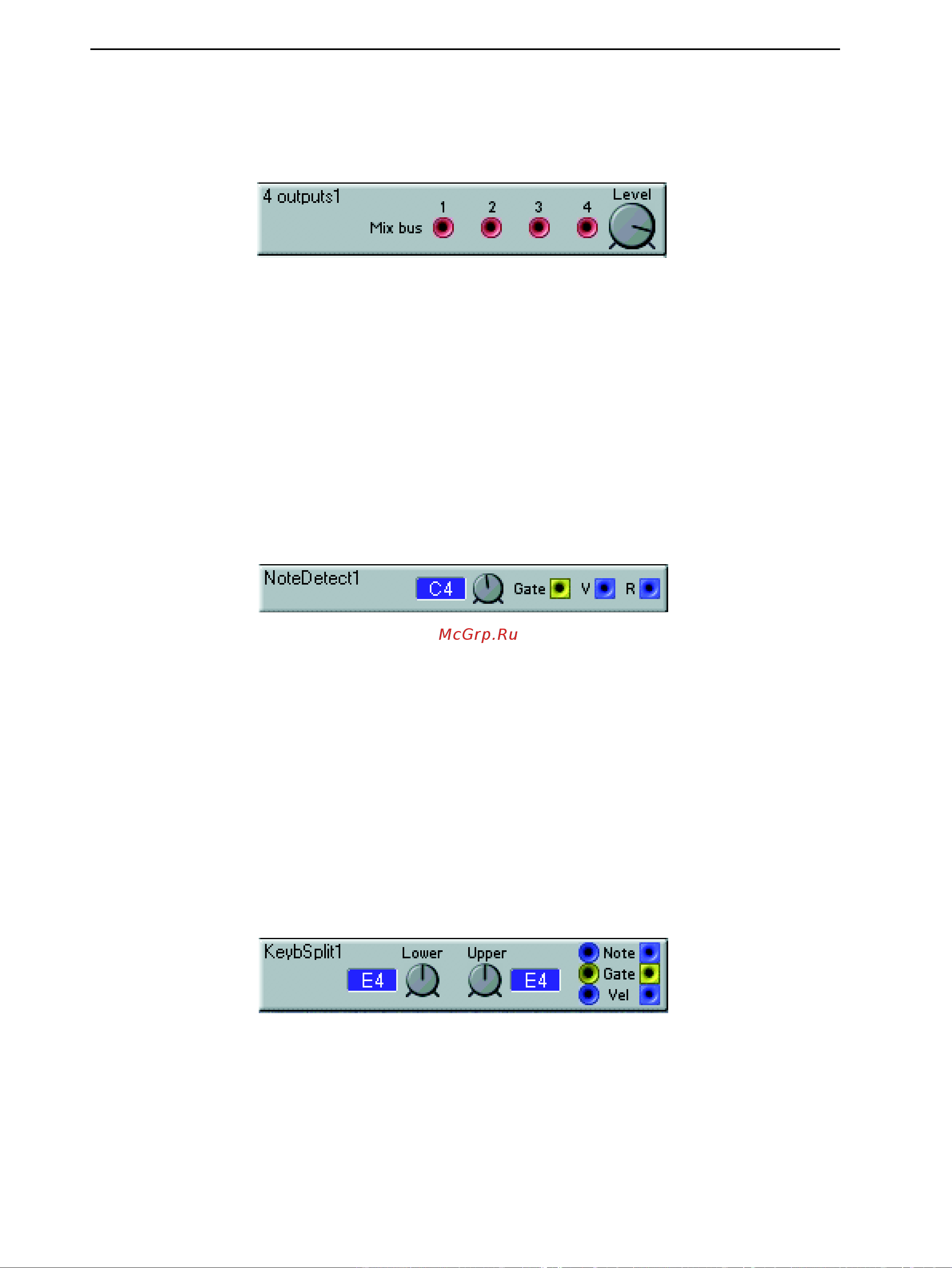 Clavia Nord Modular & Micro Modular V3 [106/232] Gate signal logic v velocity signal unipolar r release velocity signal unipolar