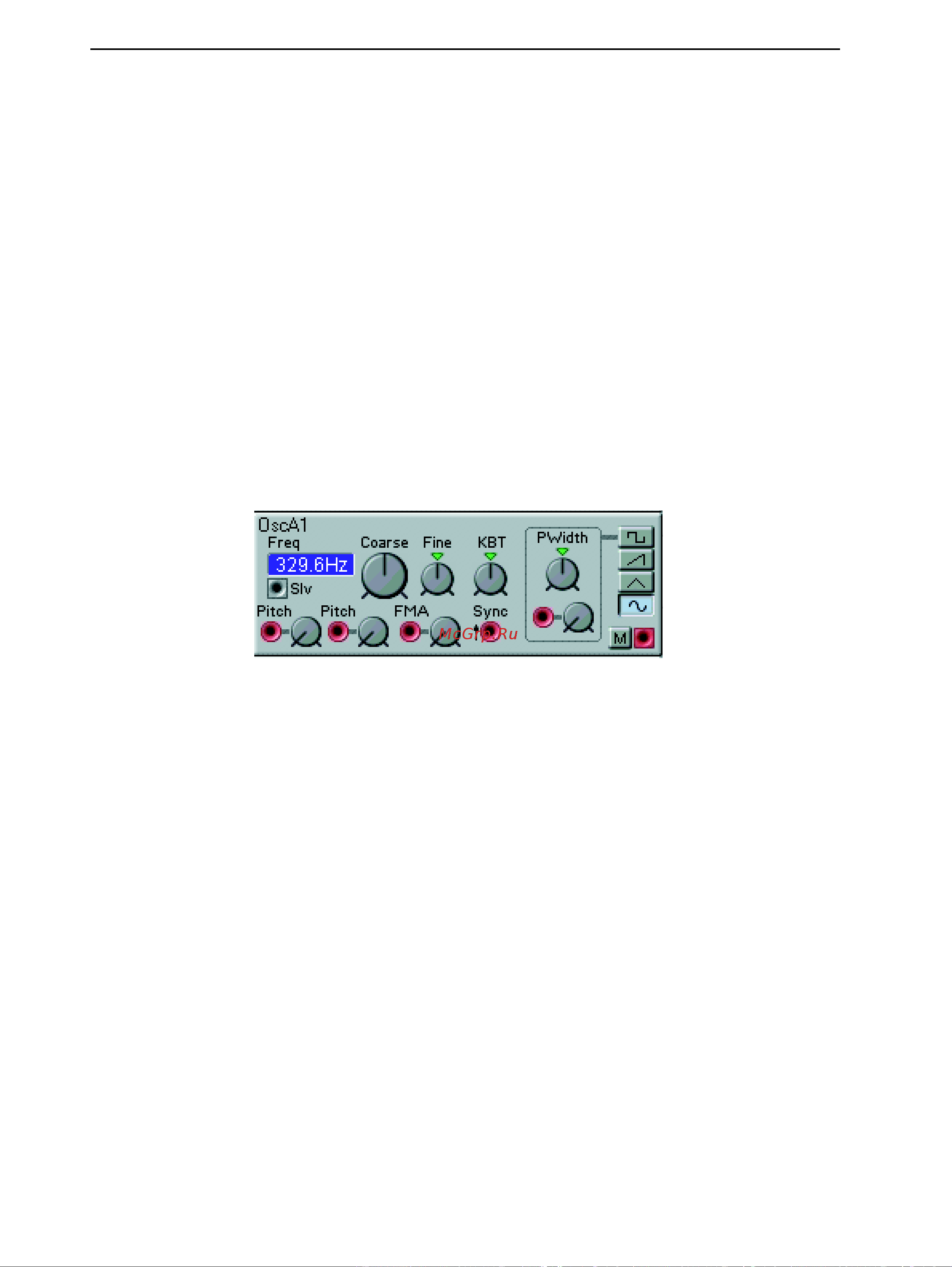 Clavia Nord Modular & Micro Modular V3 [108/232] Module reference oscillator group nord modular v3