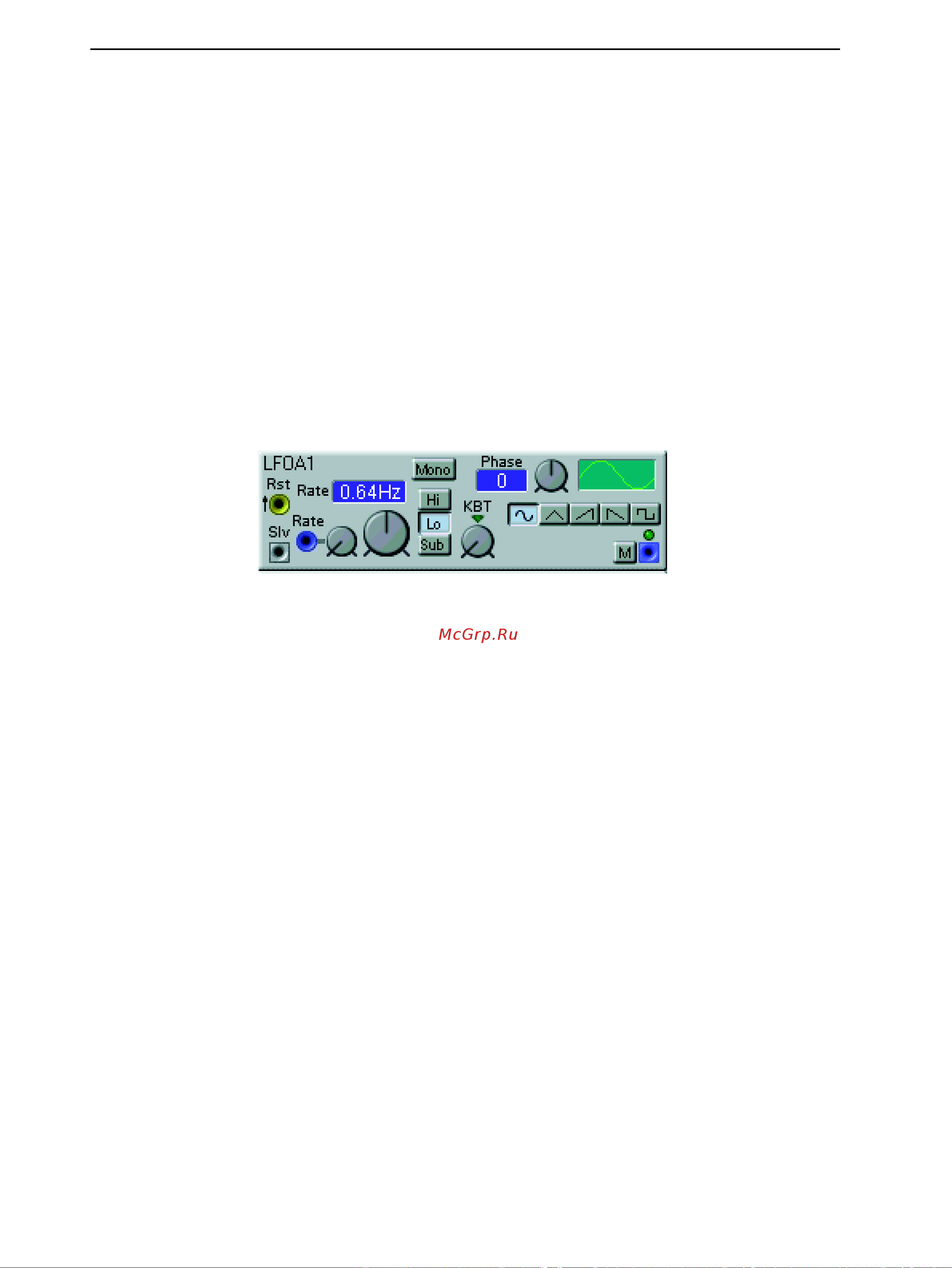 Clavia Nord Modular & Micro Modular V3 [126/232] Module reference lfo group nord modular v3