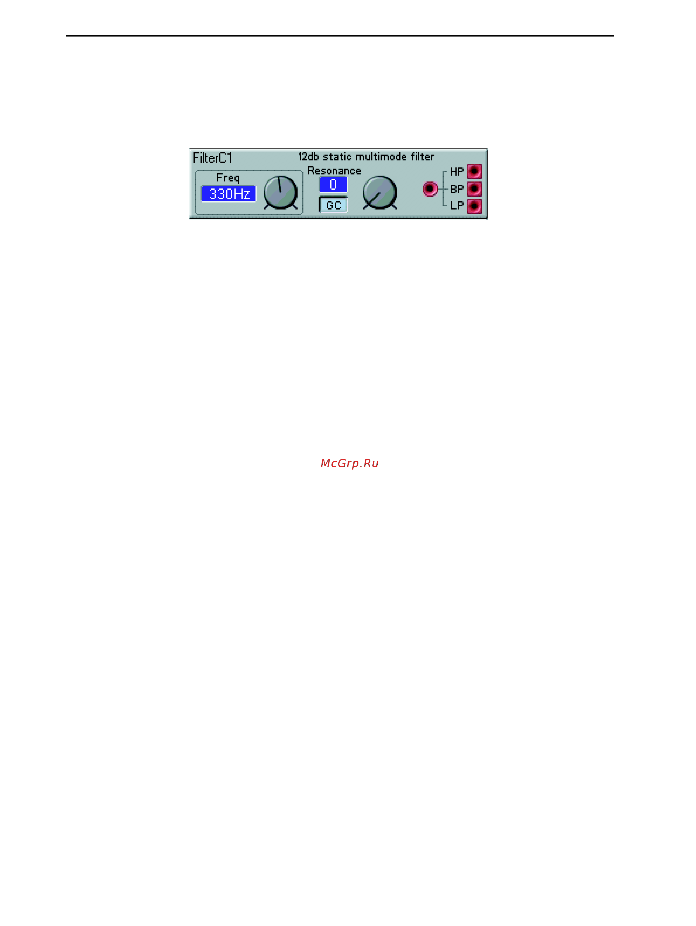 Clavia Nord Modular & Micro Modular V3 [146/232] Filterc