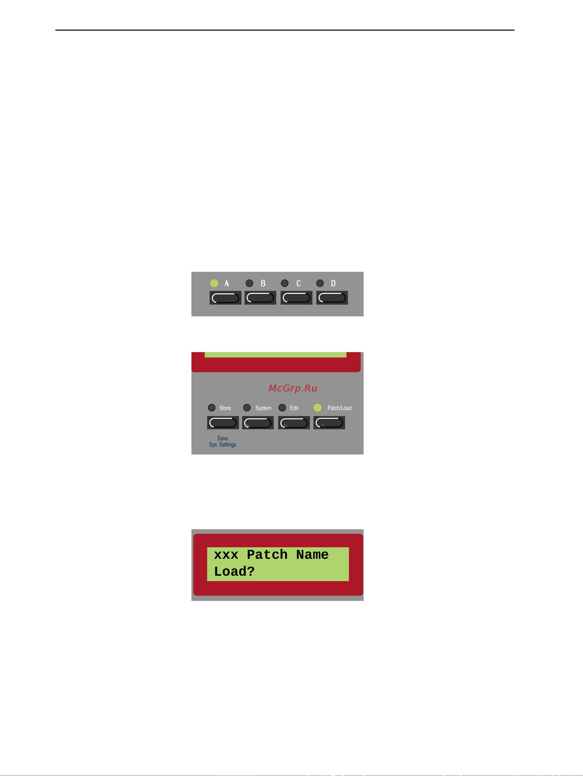 Clavia Nord Modular & Micro Modular V3 [18/232] Loading a patch from the internal memory