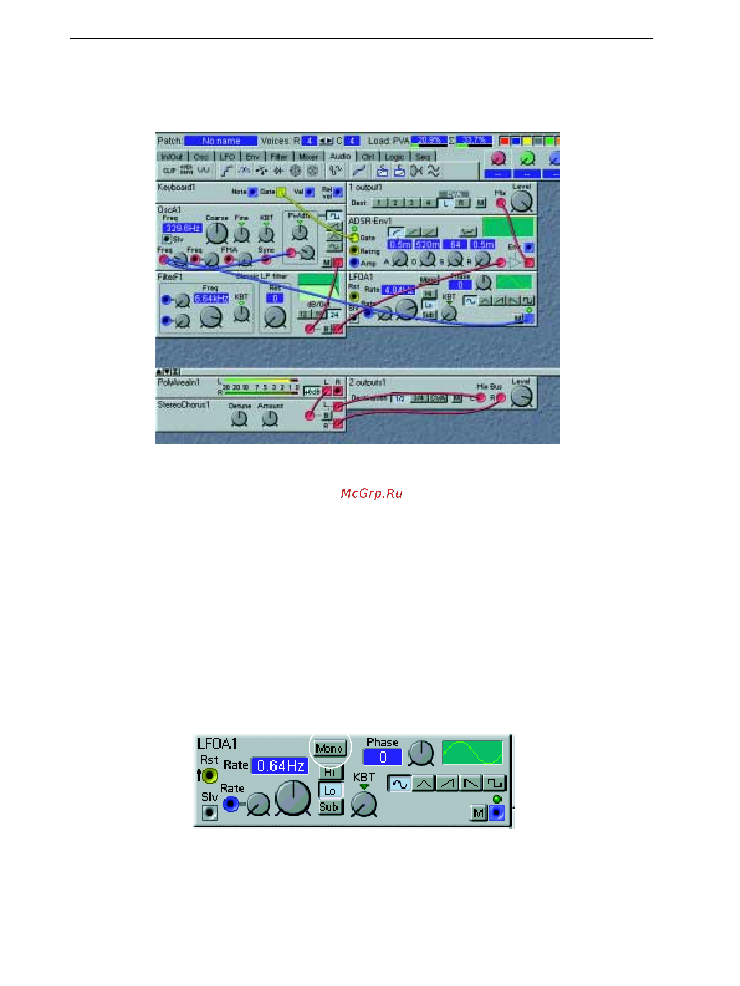 Clavia Nord Modular & Micro Modular V3 [52/232] The mono parameter