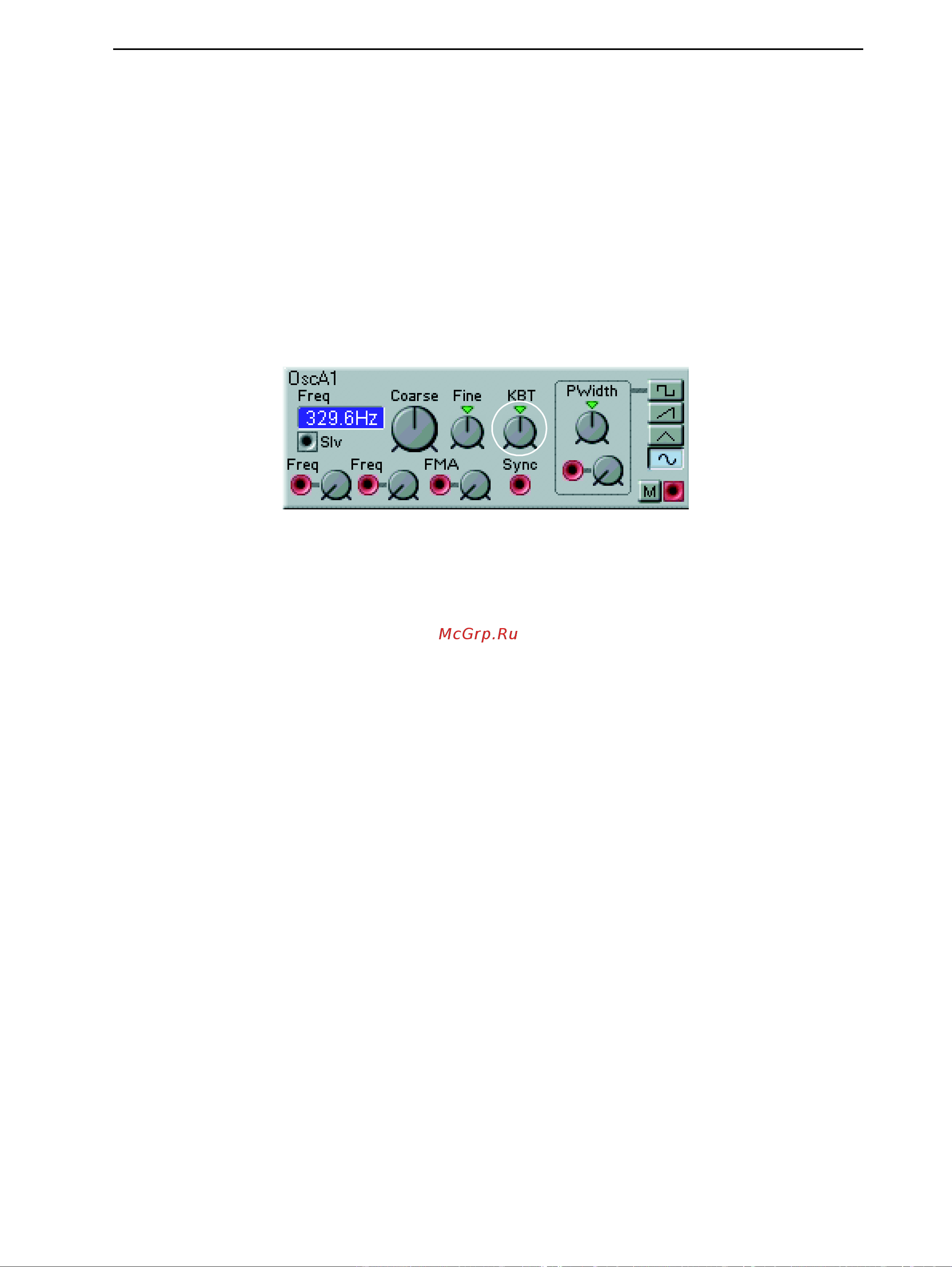 Clavia Nord Modular & Micro Modular V3 [53/232] The kbt parameter