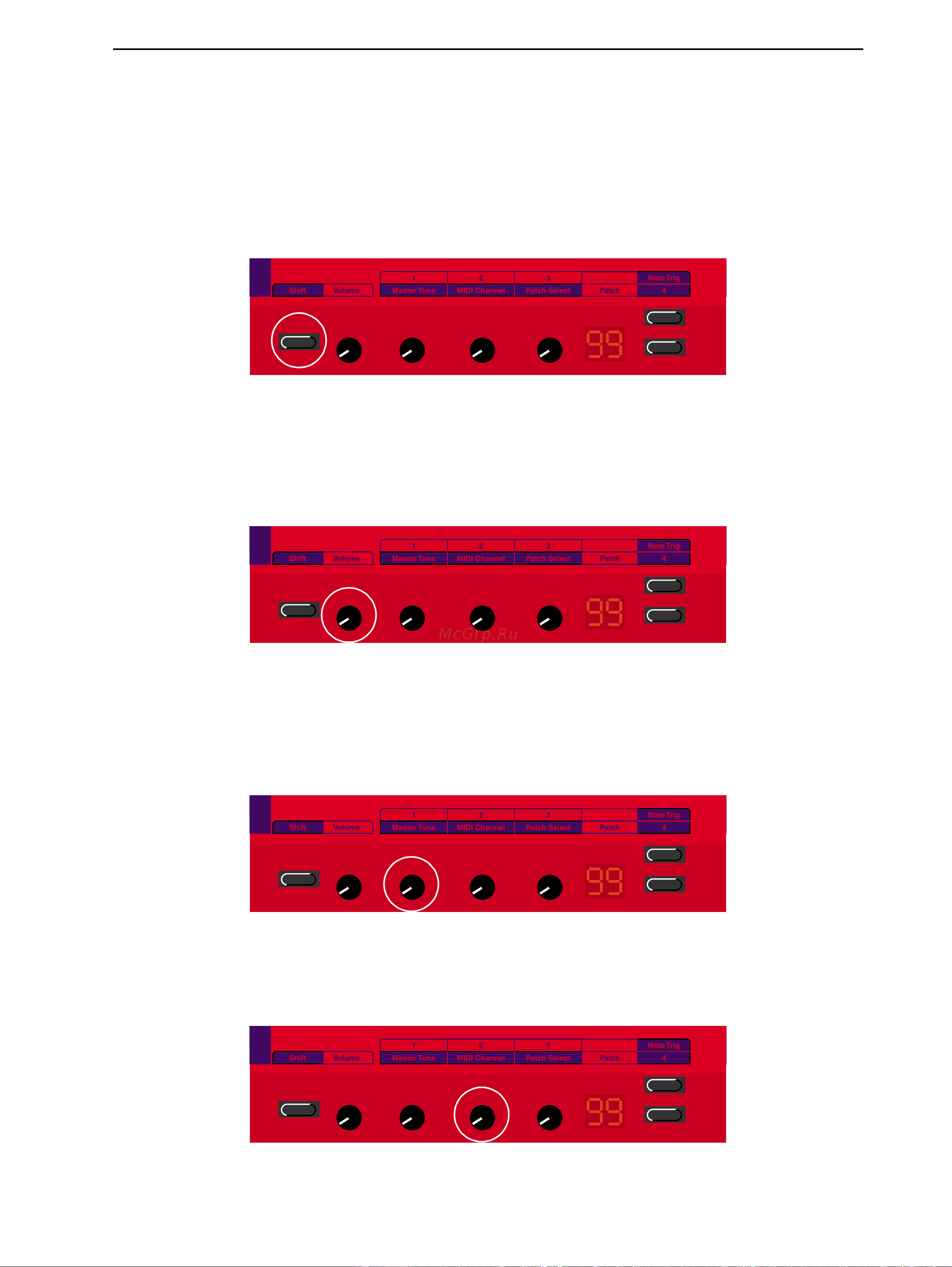 Clavia Nord Modular & Micro Modular V3 [69/232] Knobs and buttons of micro modular