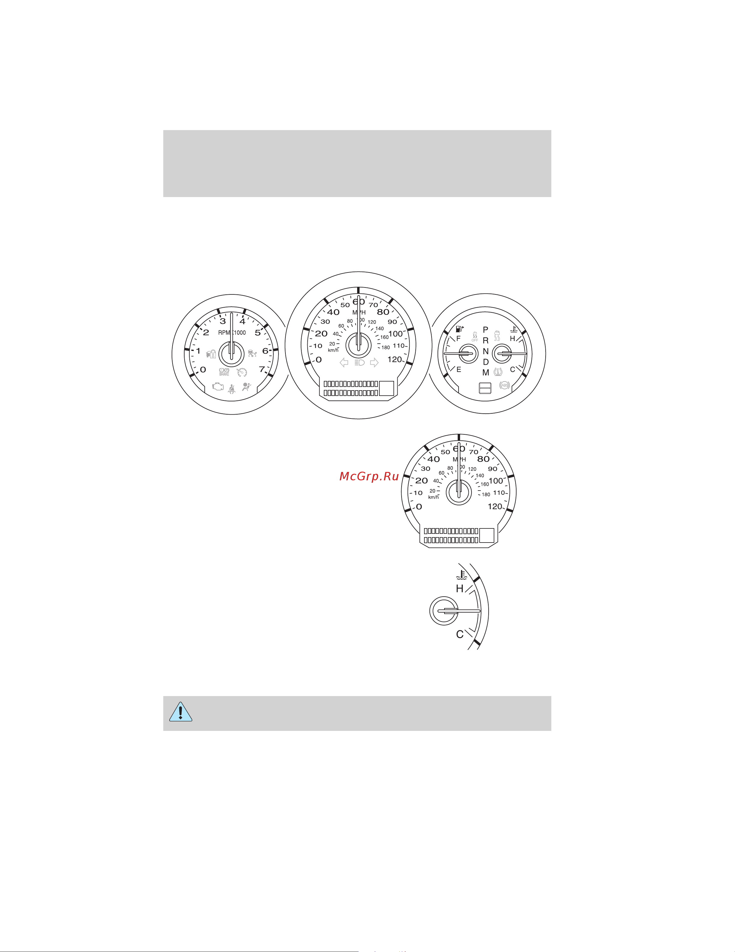Lincoln MKT (2012) [17/437] Gauges