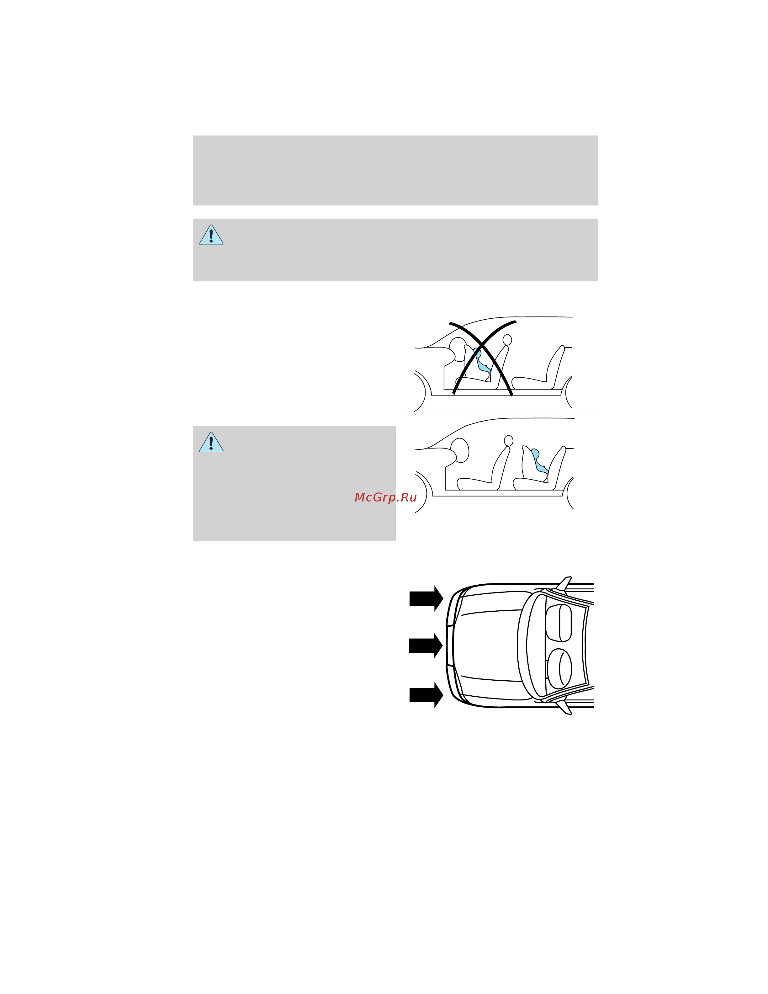 Lincoln MKT (2012) [204/437] Children and airbags