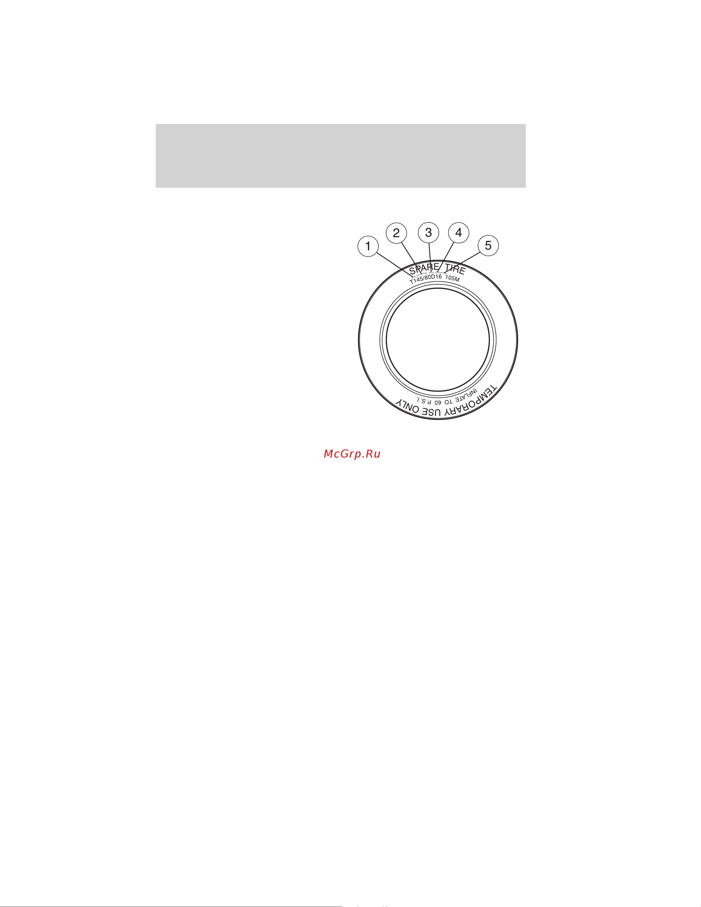 Lincoln MKT (2012) [251/437] Information on t type tires