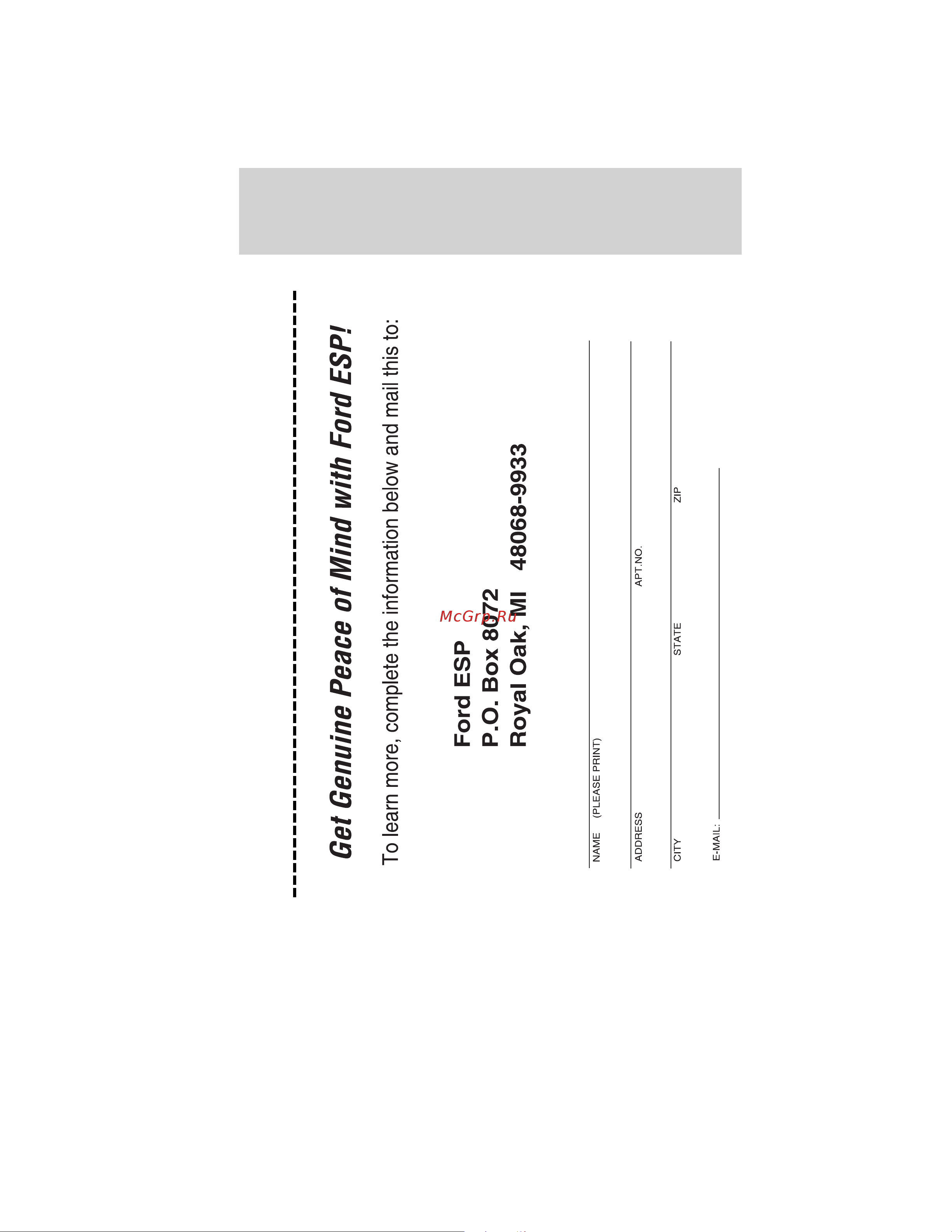 Lincoln MKT (2012) [410/437] Ford extended service plan