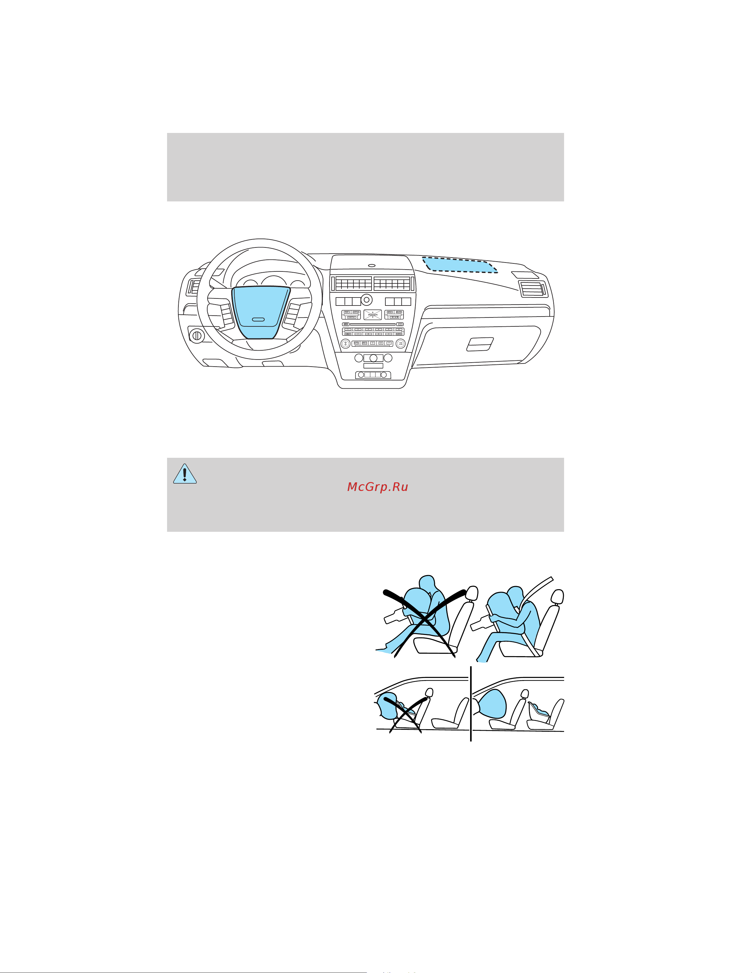 Lincoln MKZ (2012) [141/344] Airbag supplemental restraint system srs