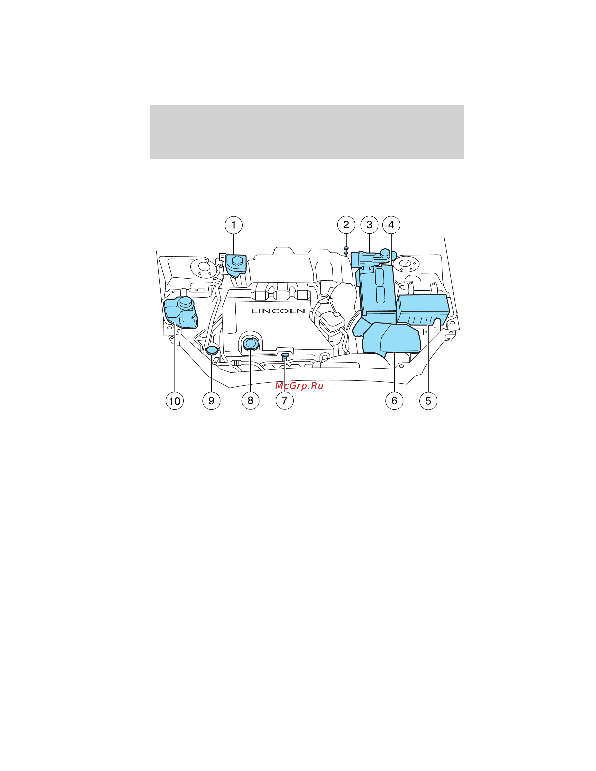 Lincoln MKZ (2012) [276/344] Identifying components in the engine compartment