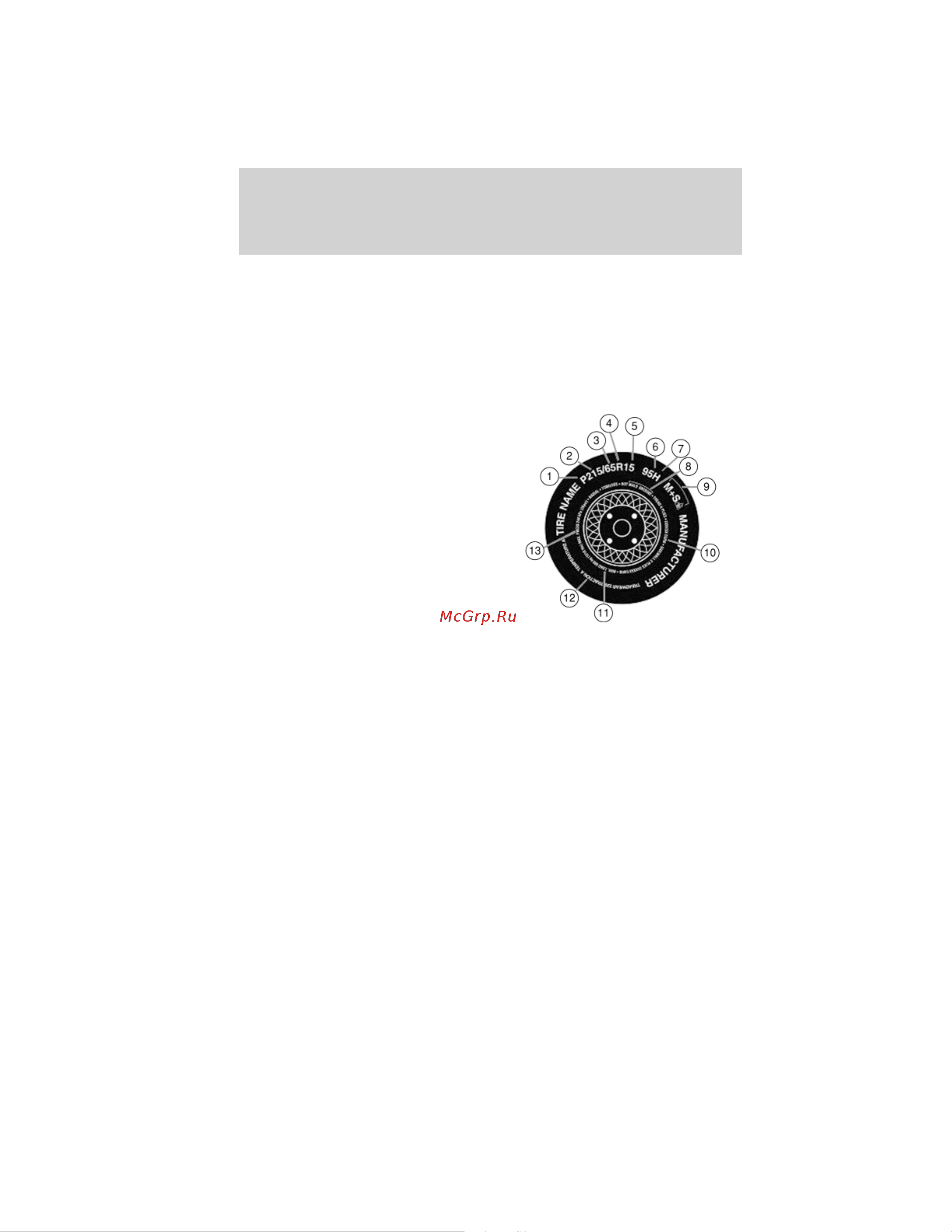 Lincoln MKZ Hybrid (2012) [204/349] Information on p type tires