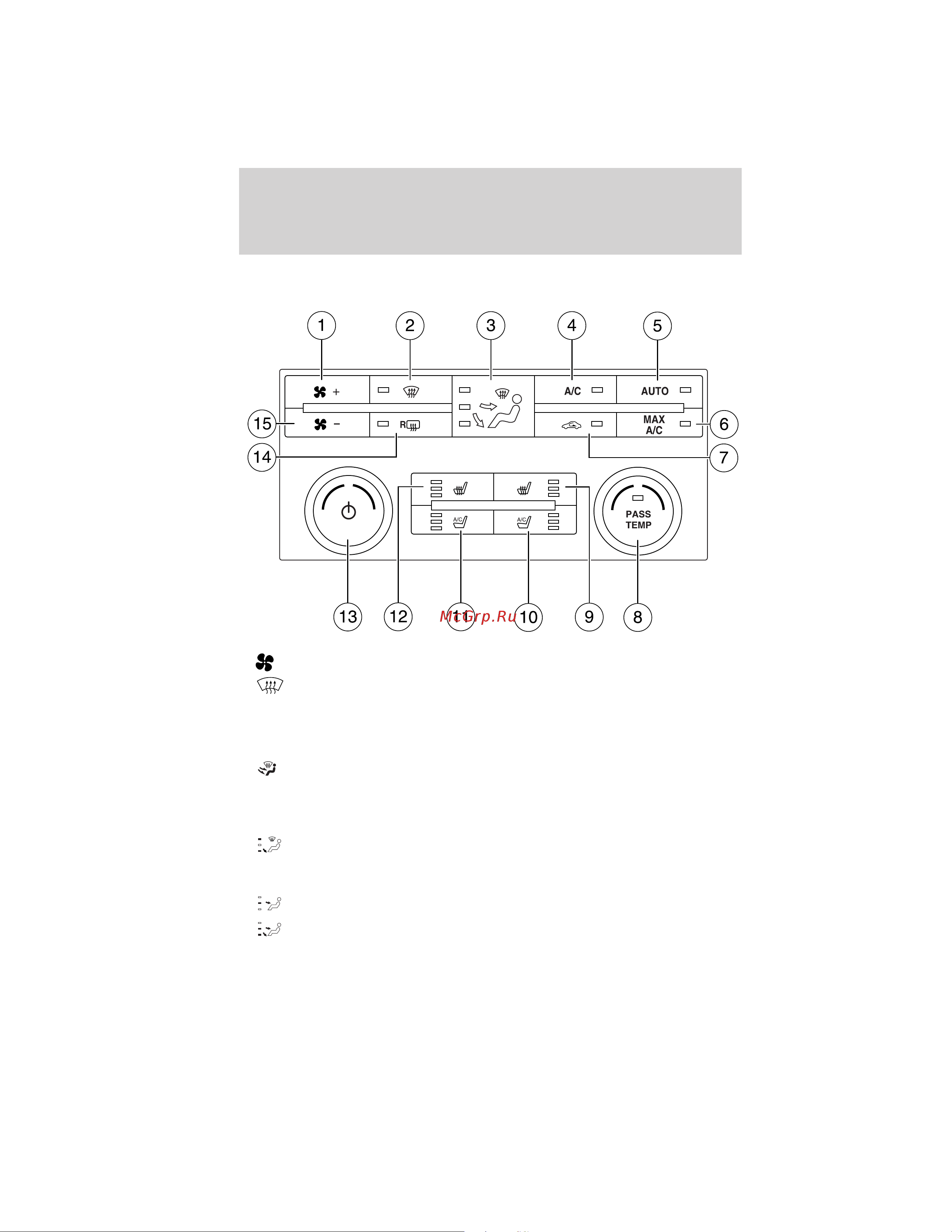 Lincoln MKZ Hybrid (2012) [66/349] Climate controls