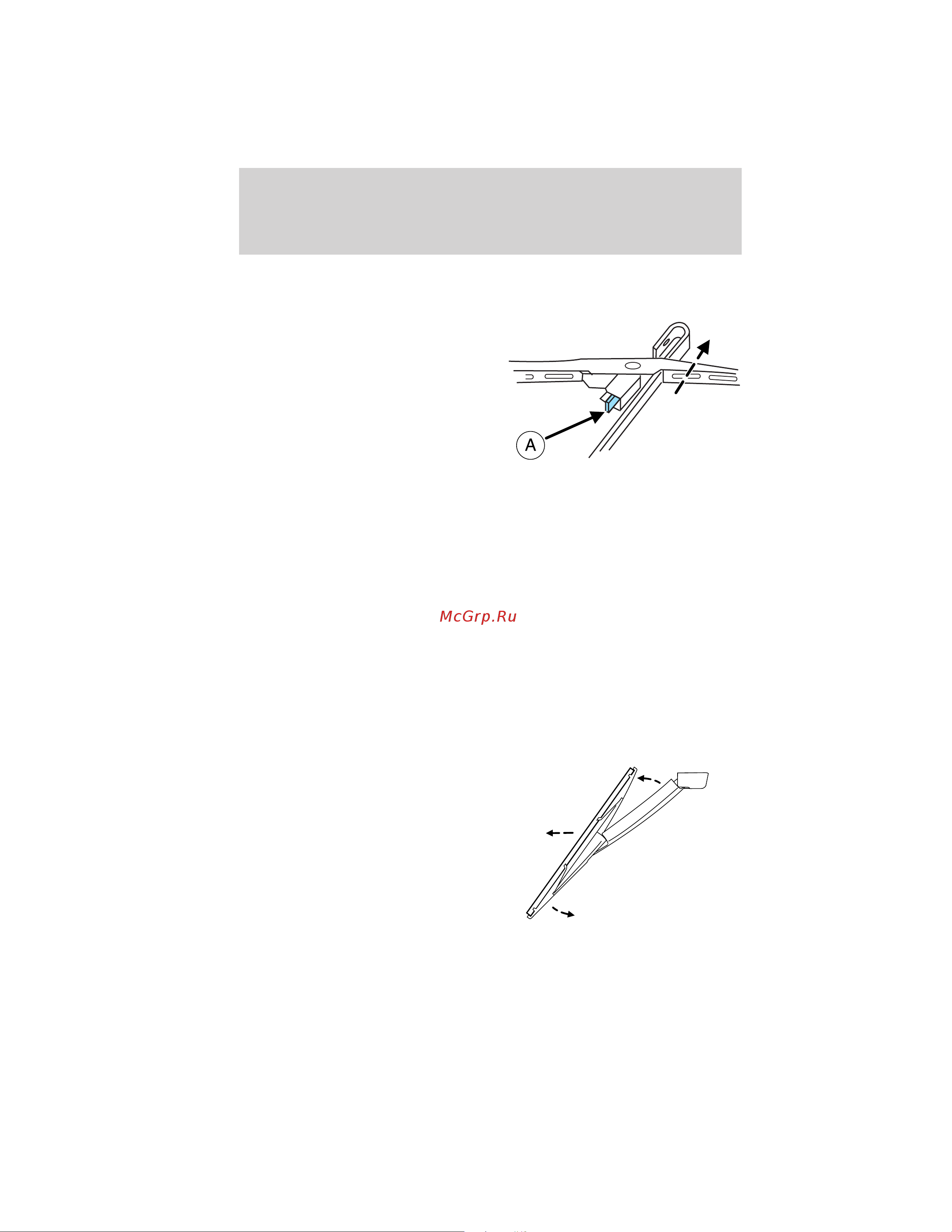 Lincoln Navigator L (2012) [310/381] Changing the rear window wiper blade