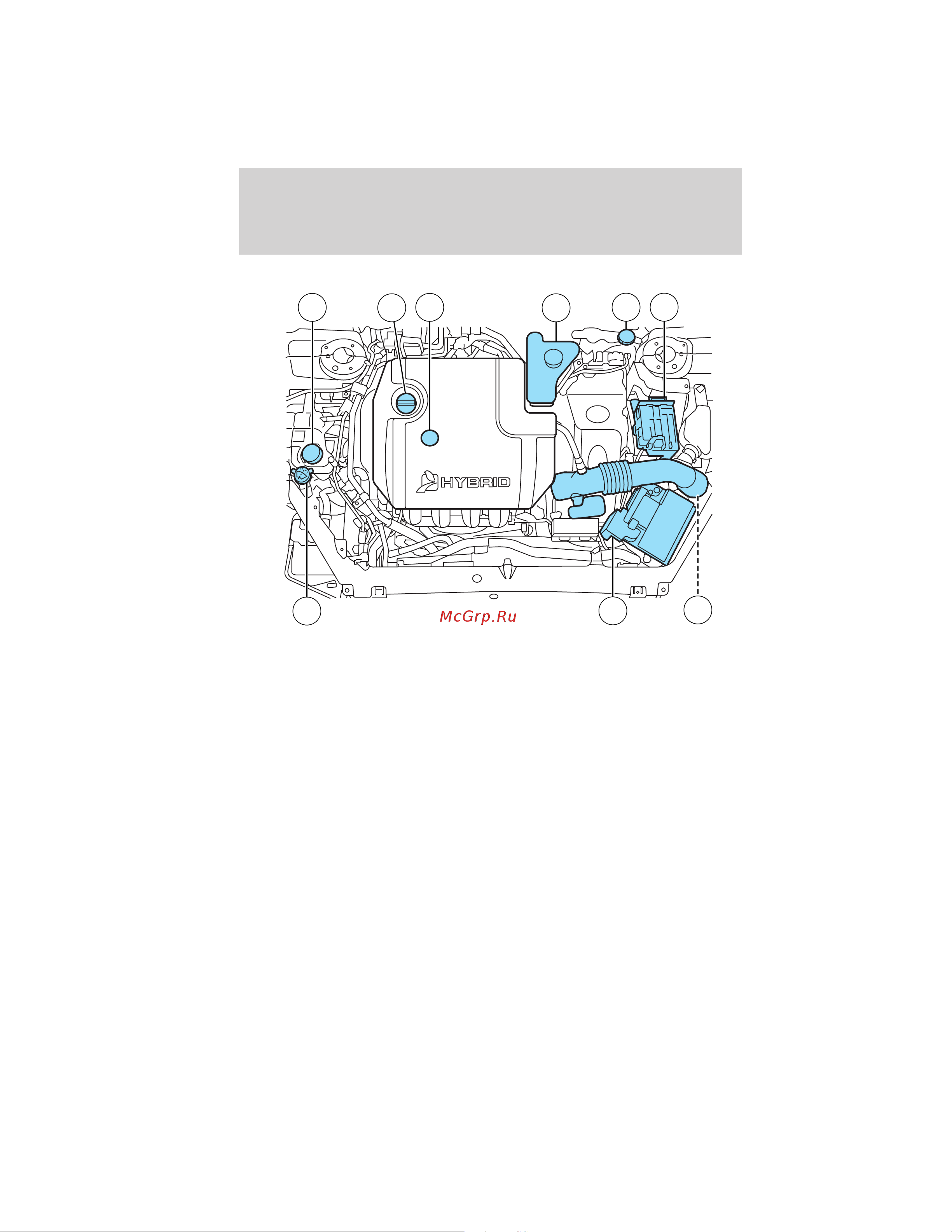 Lincoln MKZ Hybrid (2011) [286/347] Identifying components in the engine compartment