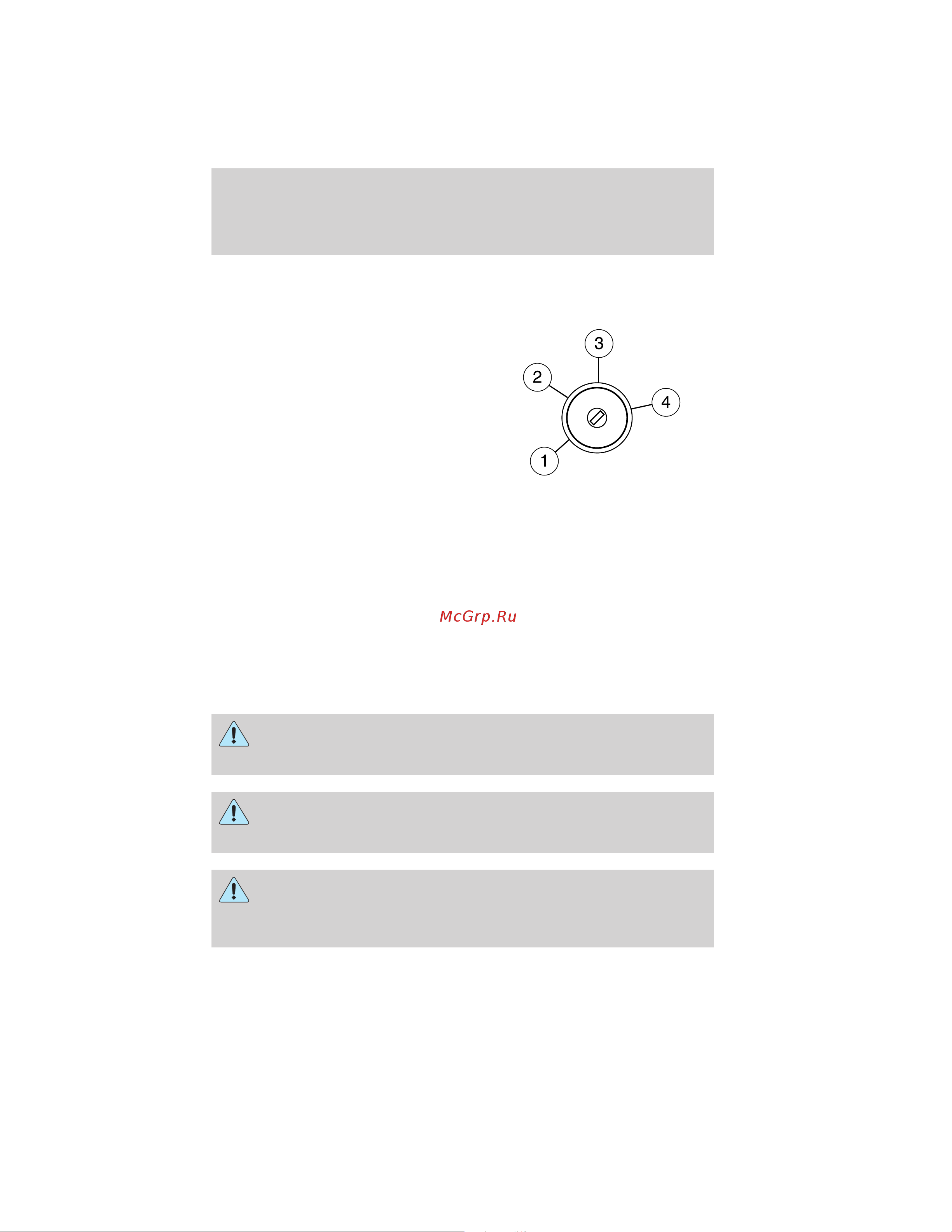 Lincoln Navigator (2011) [217/370] Positions of the ignition
