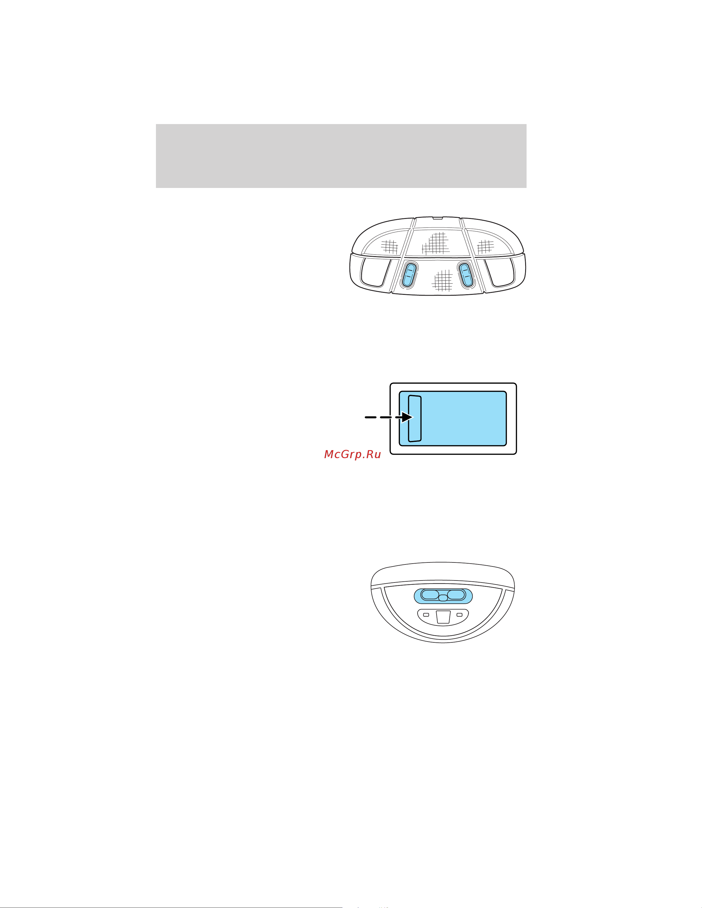 Lincoln Navigator (2011) [59/370] Front row map dome lamp if equipped