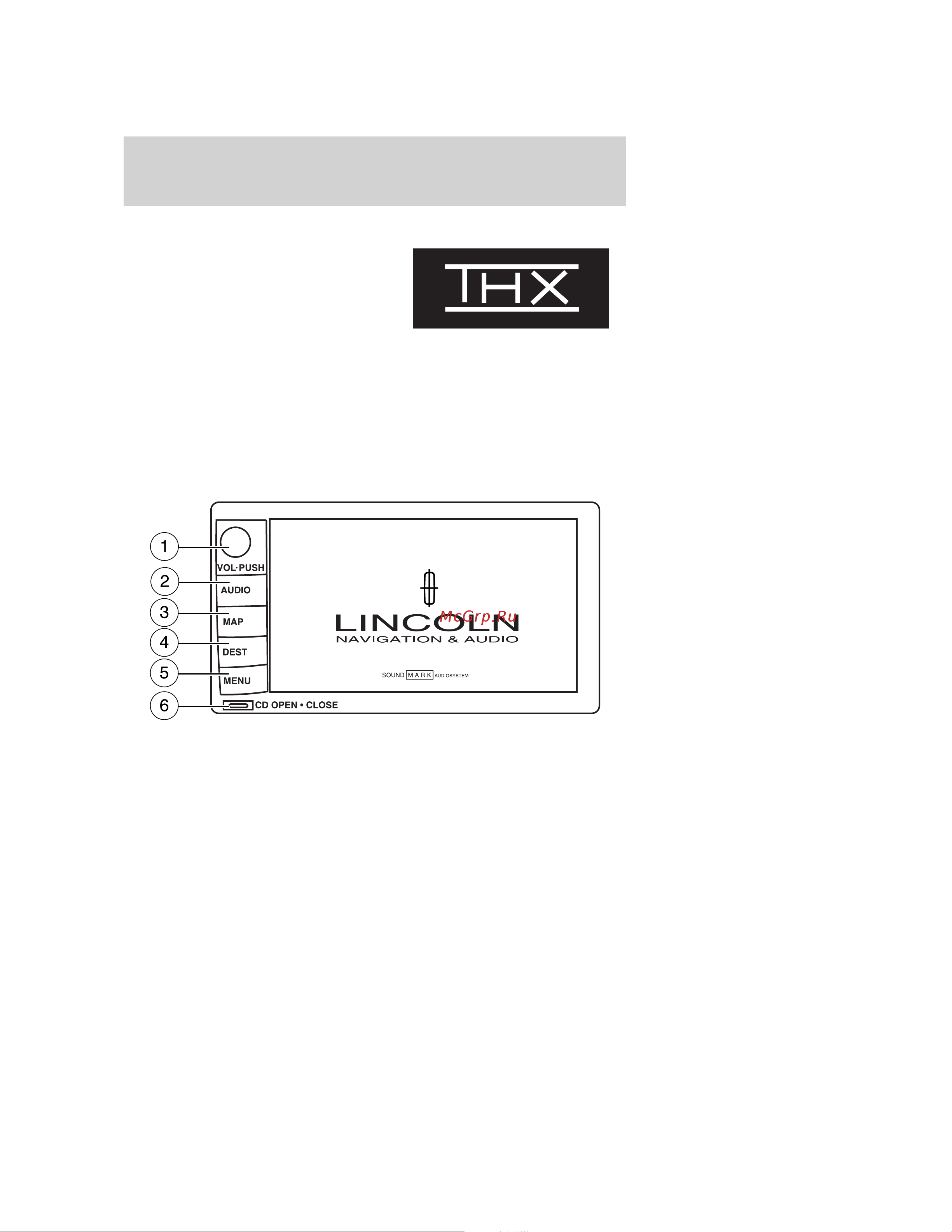 Lincoln LS (2004) [26/320] Entertainment systems