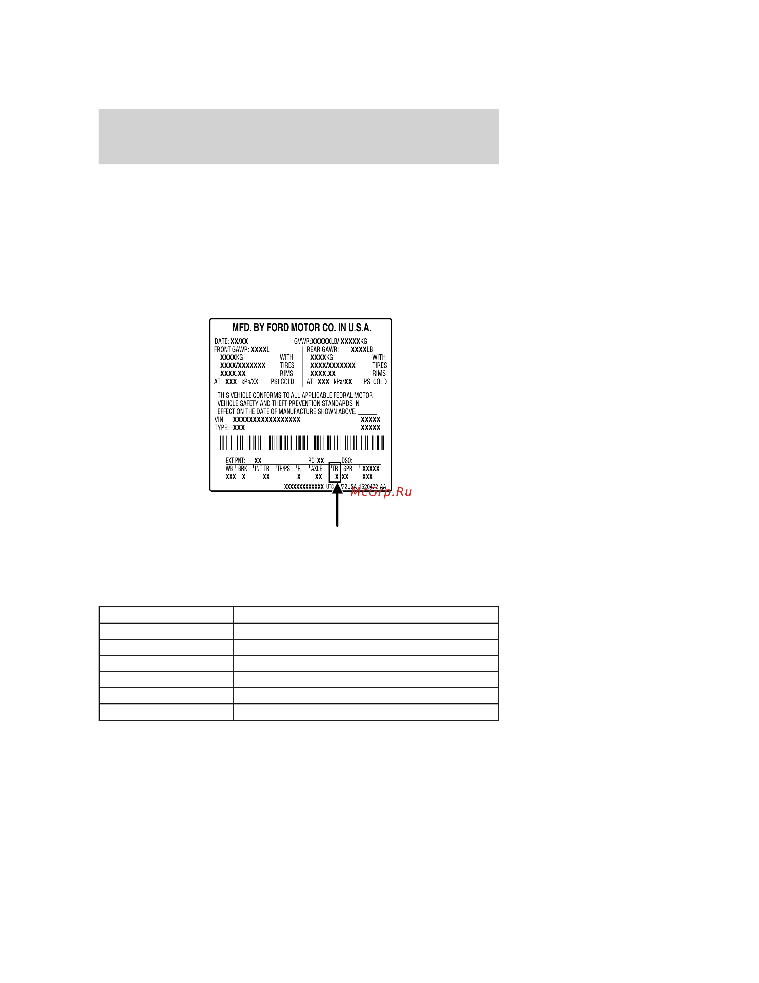 Lincoln LS (2004) [310/320] Maintenance and specifications