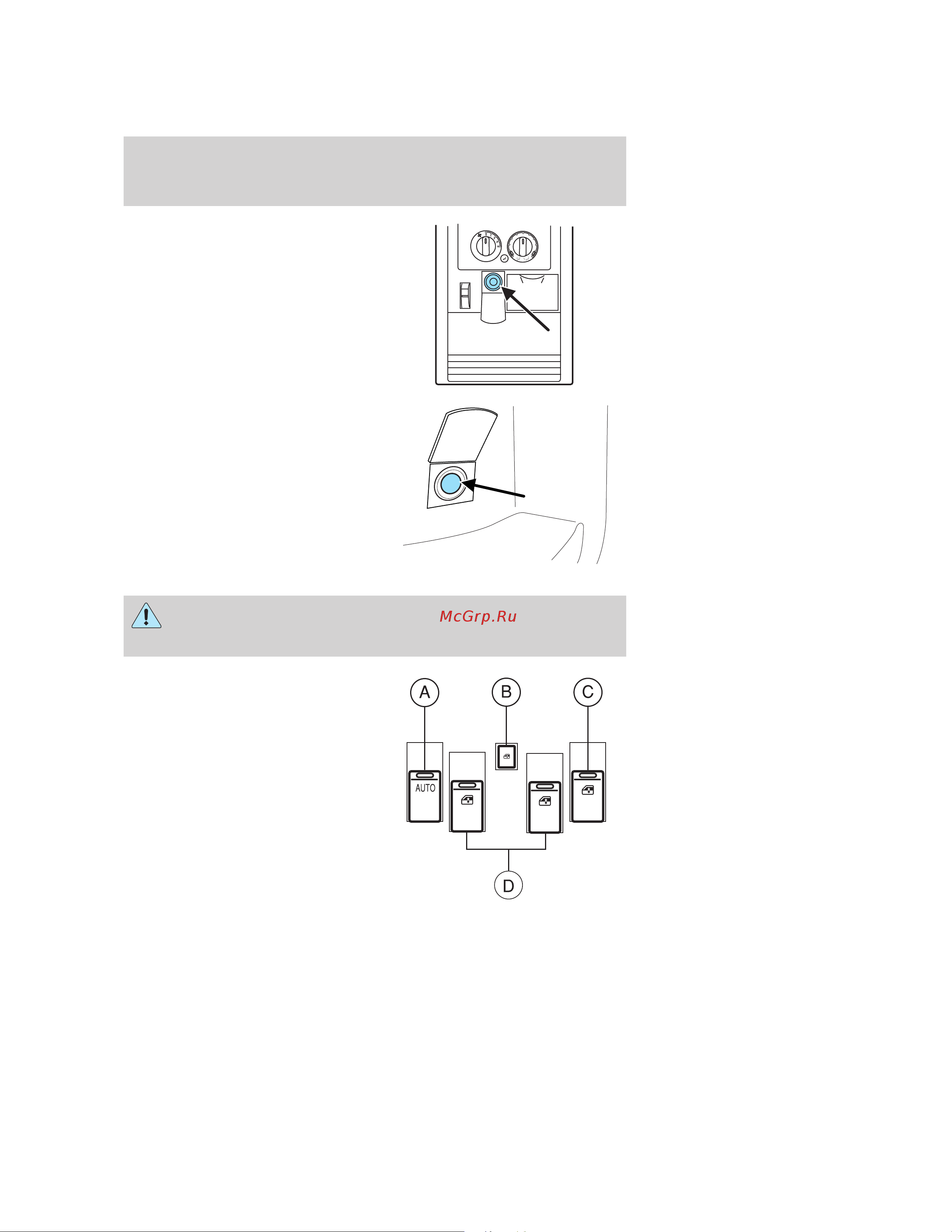Lincoln Aviator (2004) [115/352] Driver controls