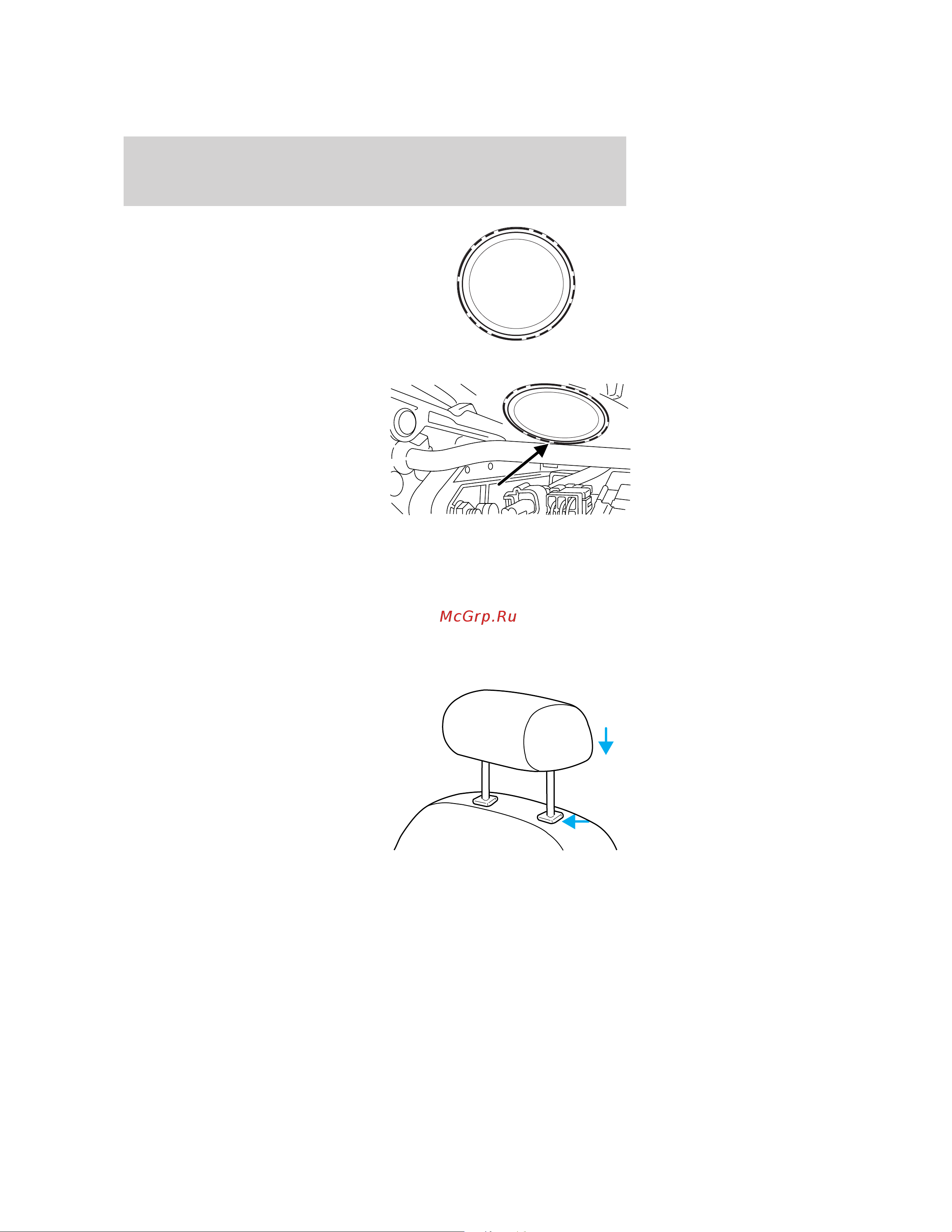 Lincoln Aviator (2004) [171/352] Seating and safety restraints