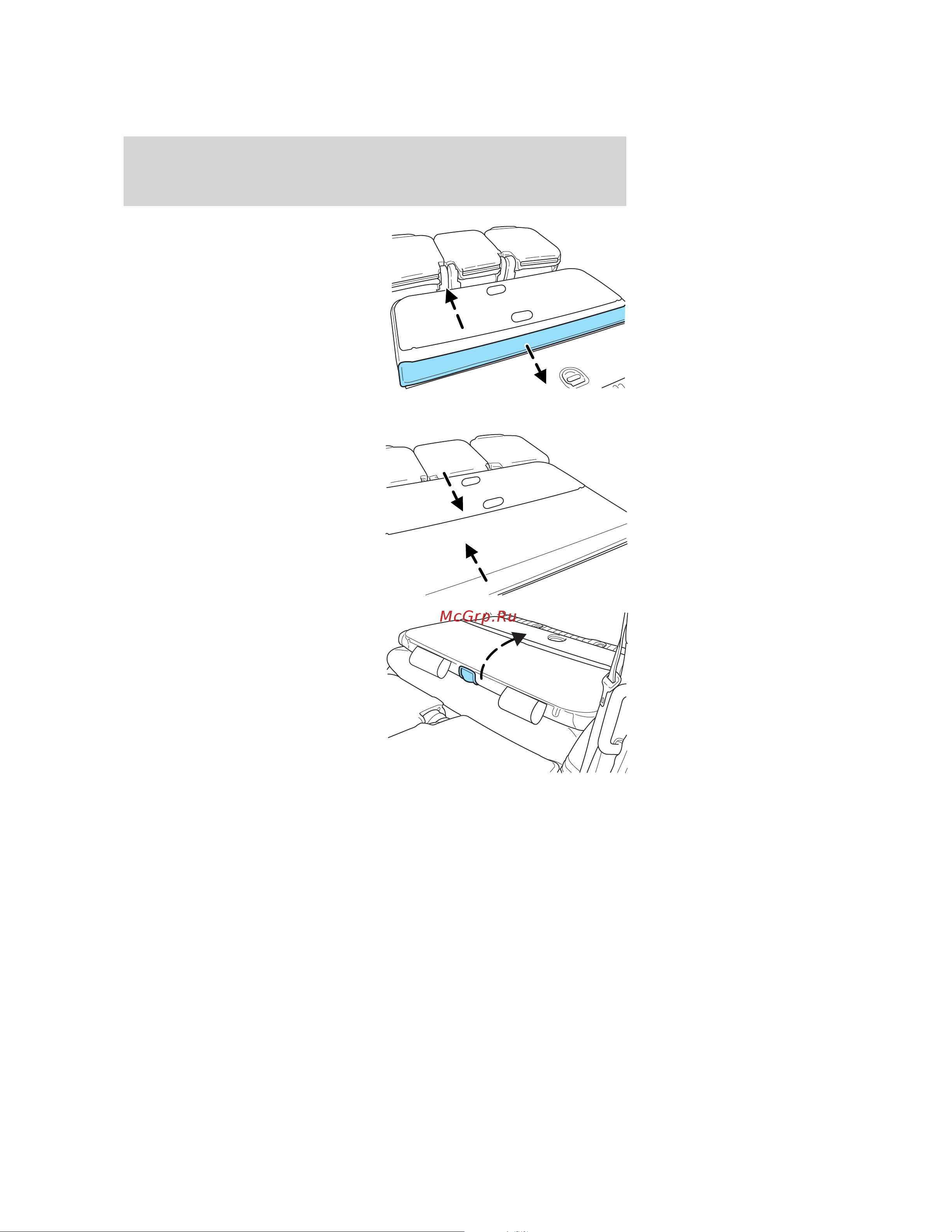 Lincoln Aviator (2004) [176/352] Seating and safety restraints