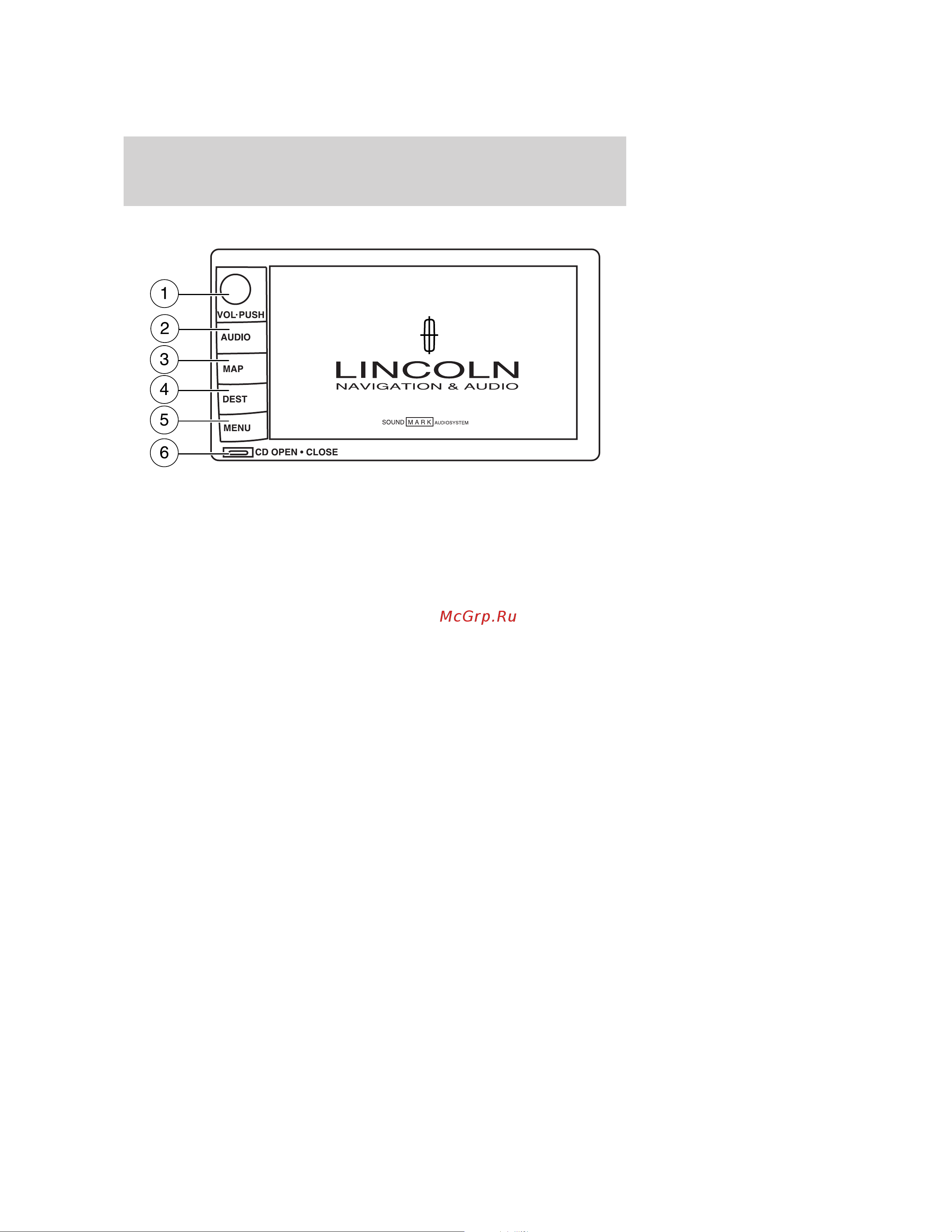 Lincoln Aviator (2004) [27/352] Entertainment systems