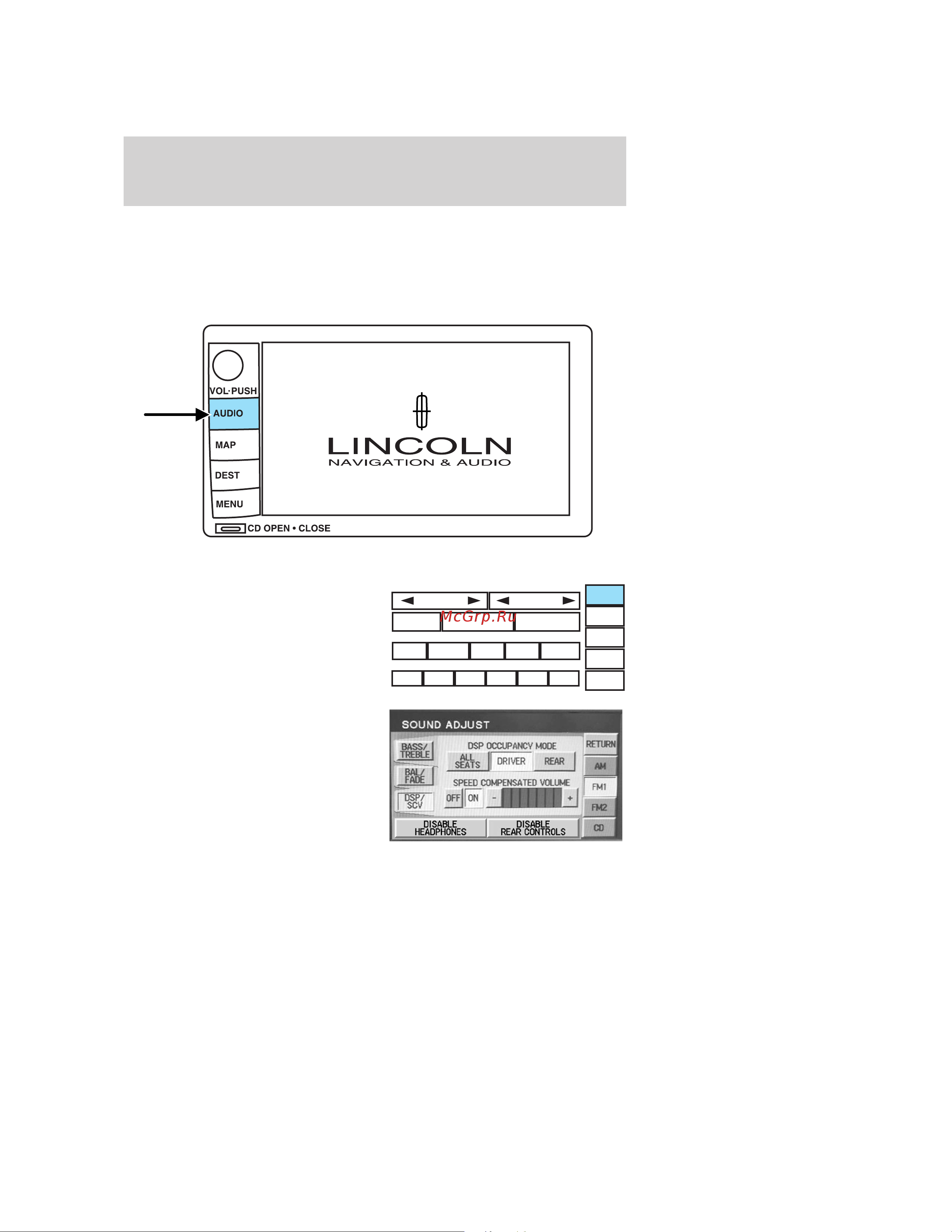 Lincoln Aviator (2004) [36/352] Entertainment systems